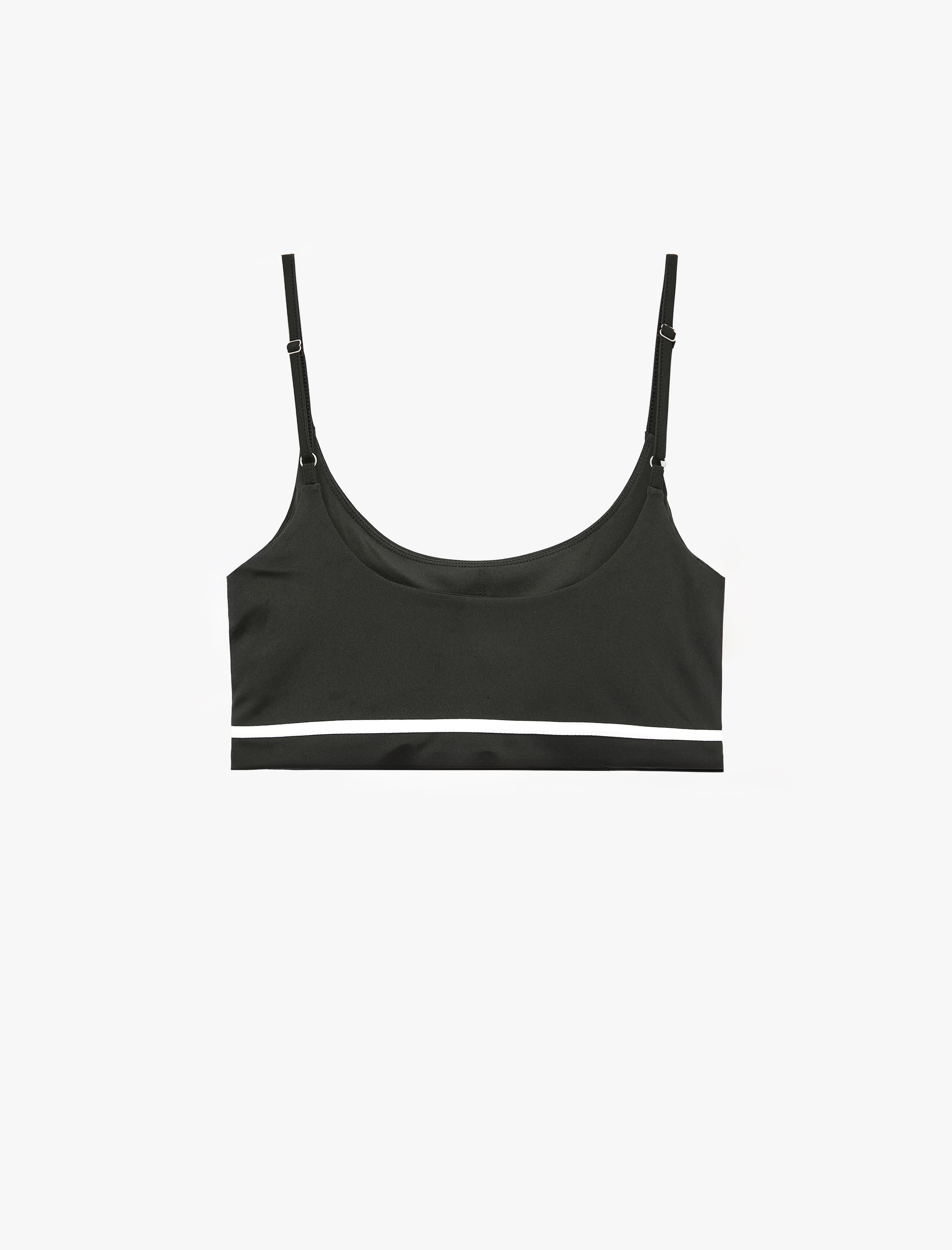   Slim Fit İp Askılı Uzun Kollu Biyeli Sporcu Sütyeni