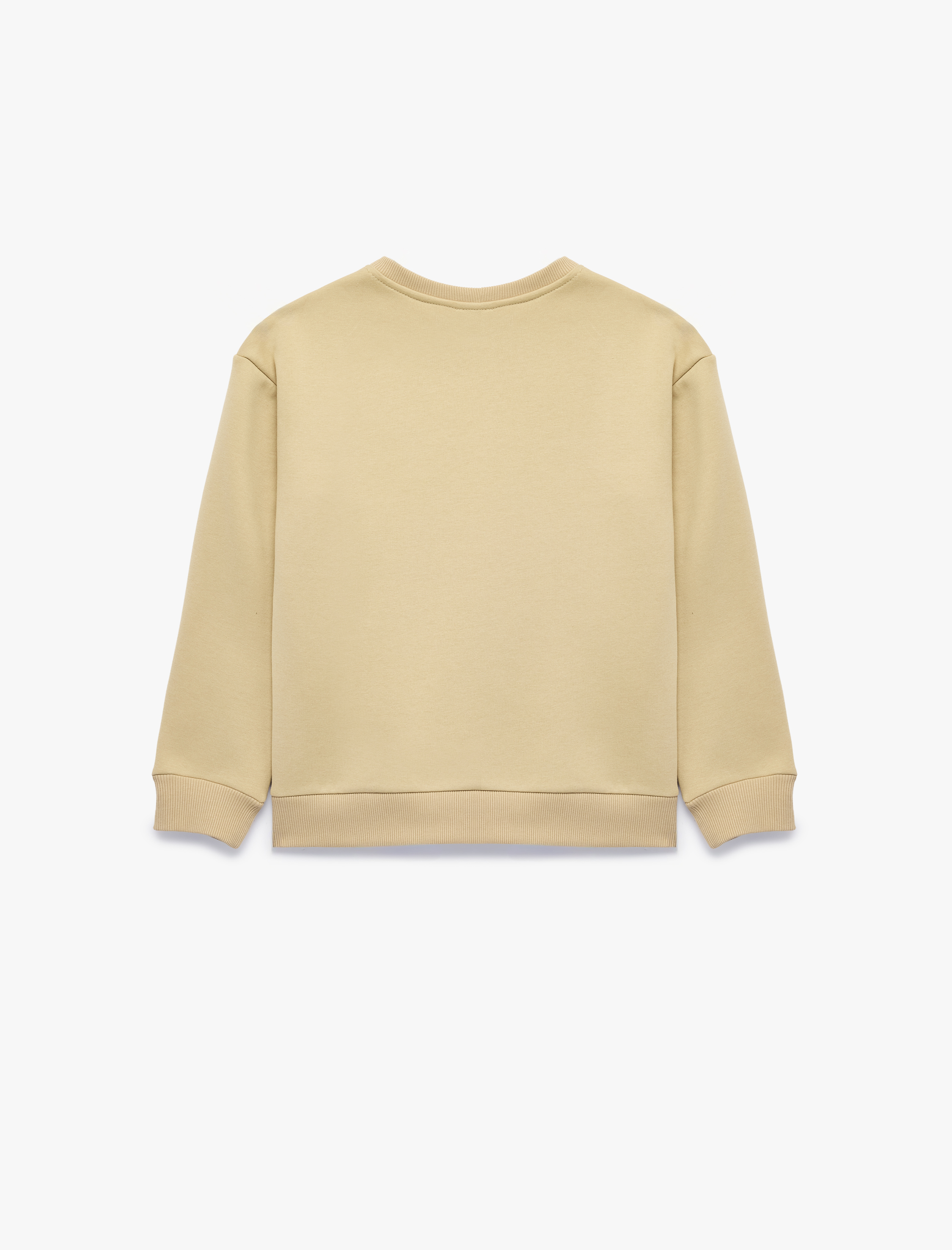  Erkek Çocuk Şardonlu Bisiklet Yaka Uzun Kollu Baskılı Sweatshirt