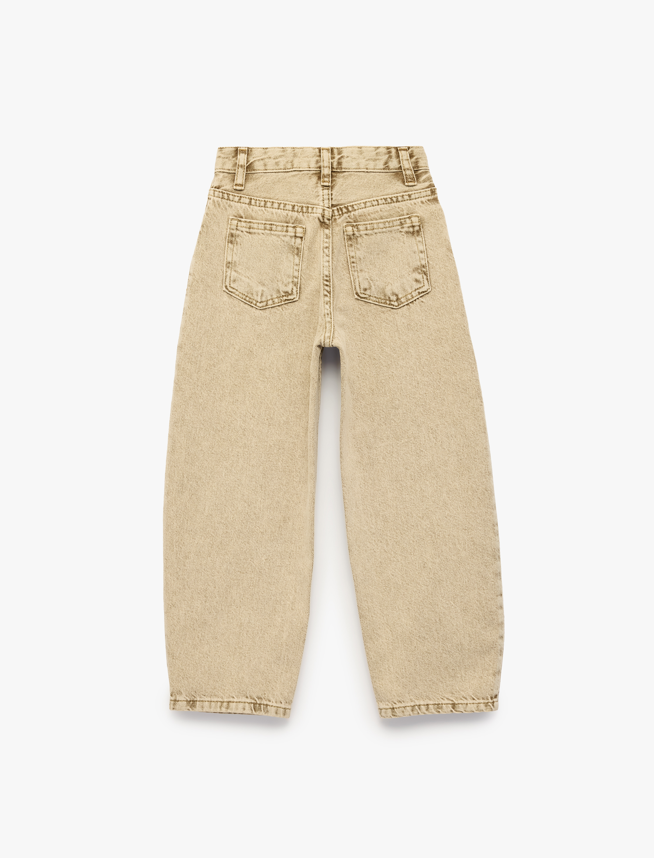  Erkek Çocuk Cepli Pamuklu Baggy Denim Pantolon