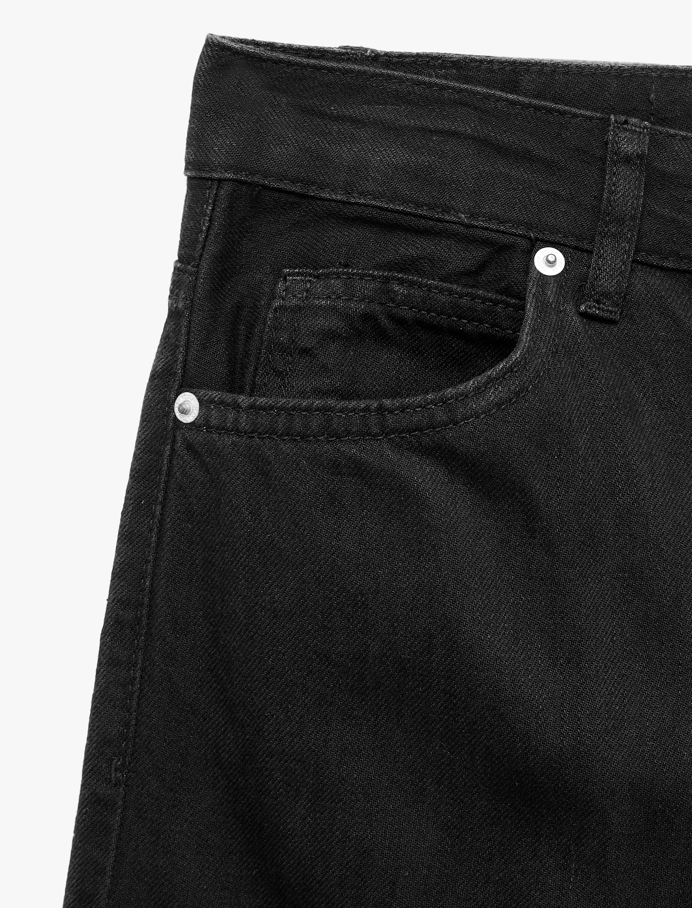   Normal Bel Rahat Kalıp Cepli Kısa Geniş Paça Denim Pantolon - Culotte Jeans