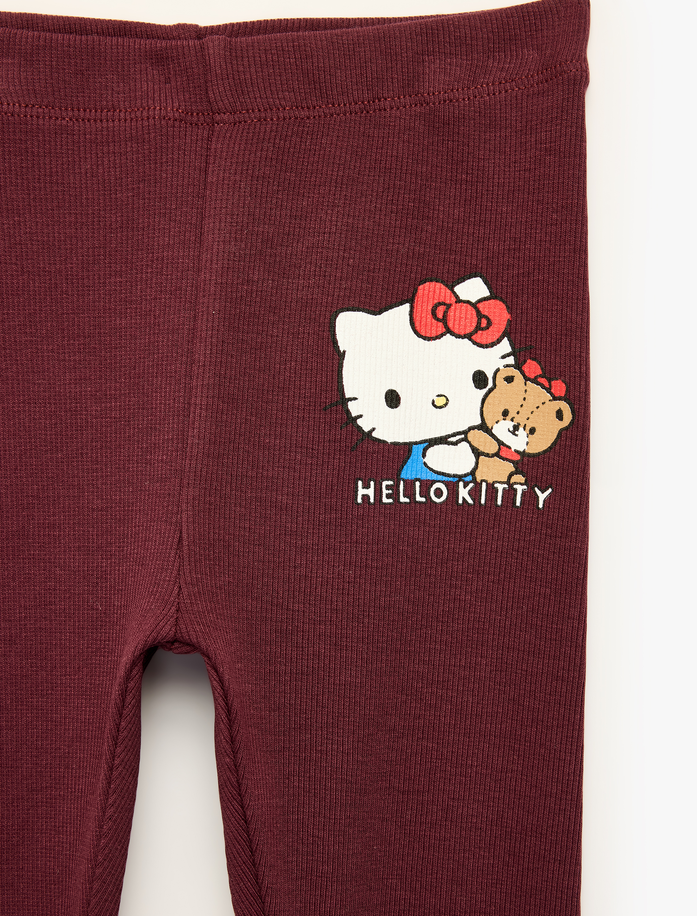  Kız Bebek Hello Kitty Baskılı Pamuklu Kaşkorse Lisanslı Tayt