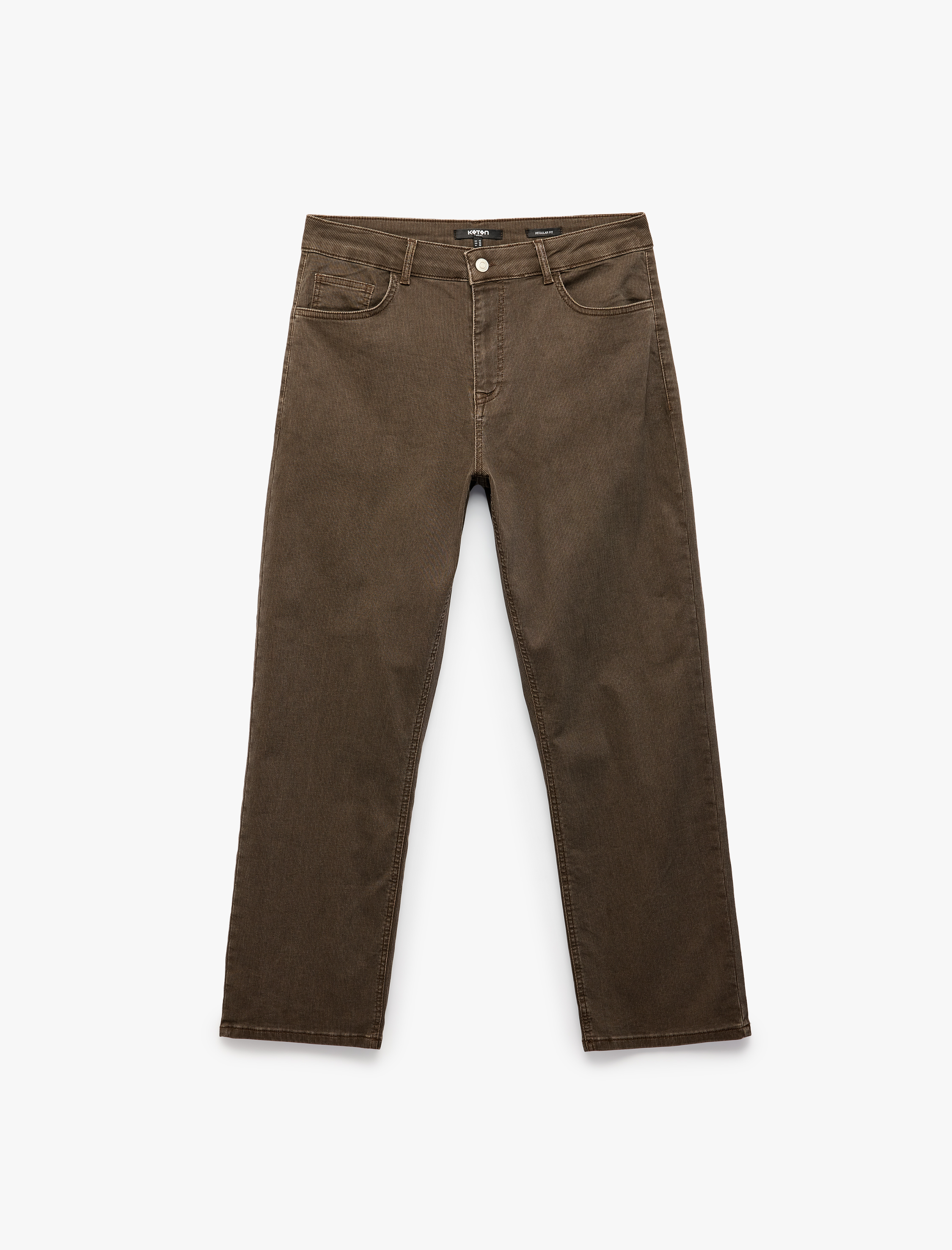   Normal Bel Cepli Pamuklu Tapered Pantolon