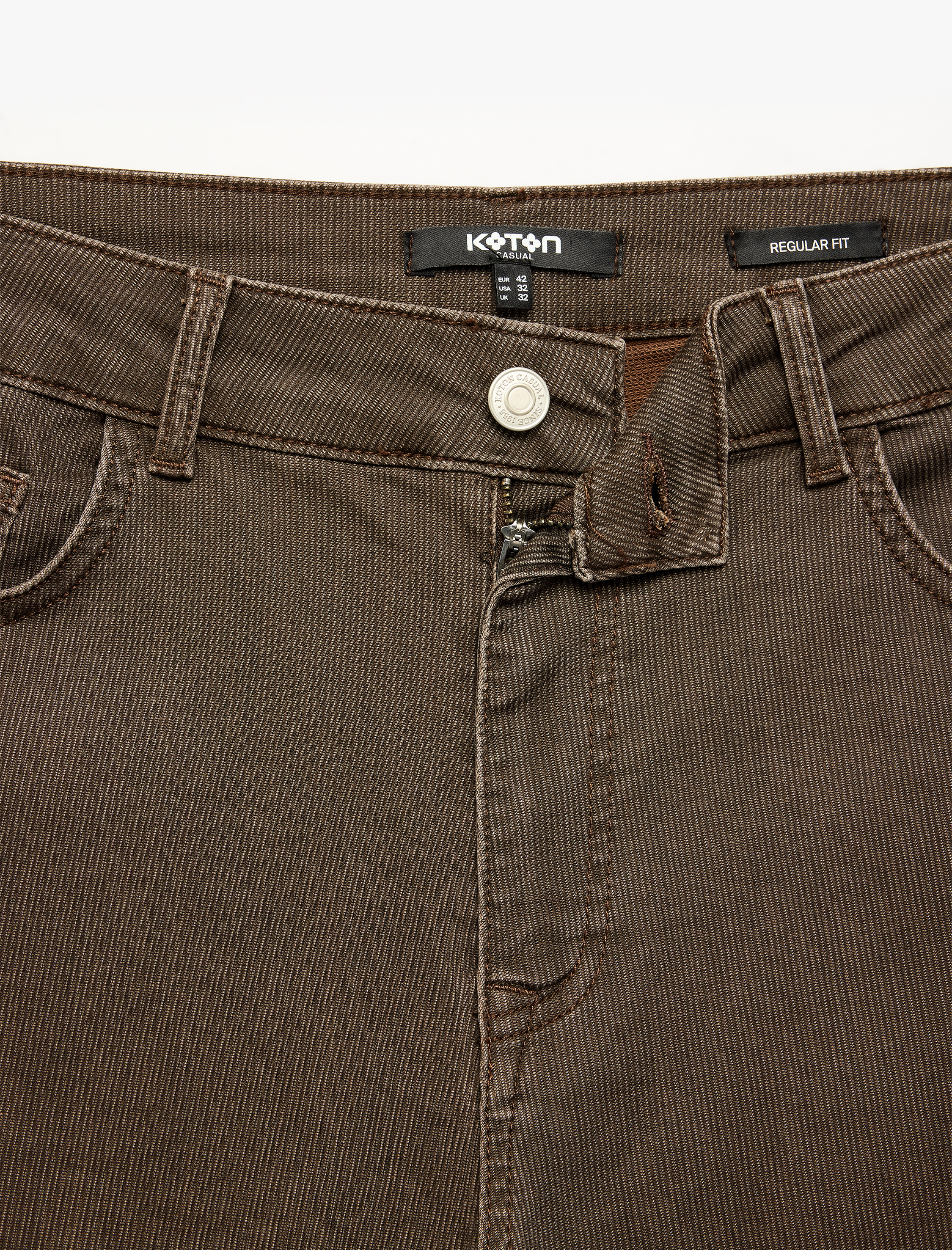   Normal Bel Cepli Pamuklu Tapered Pantolon