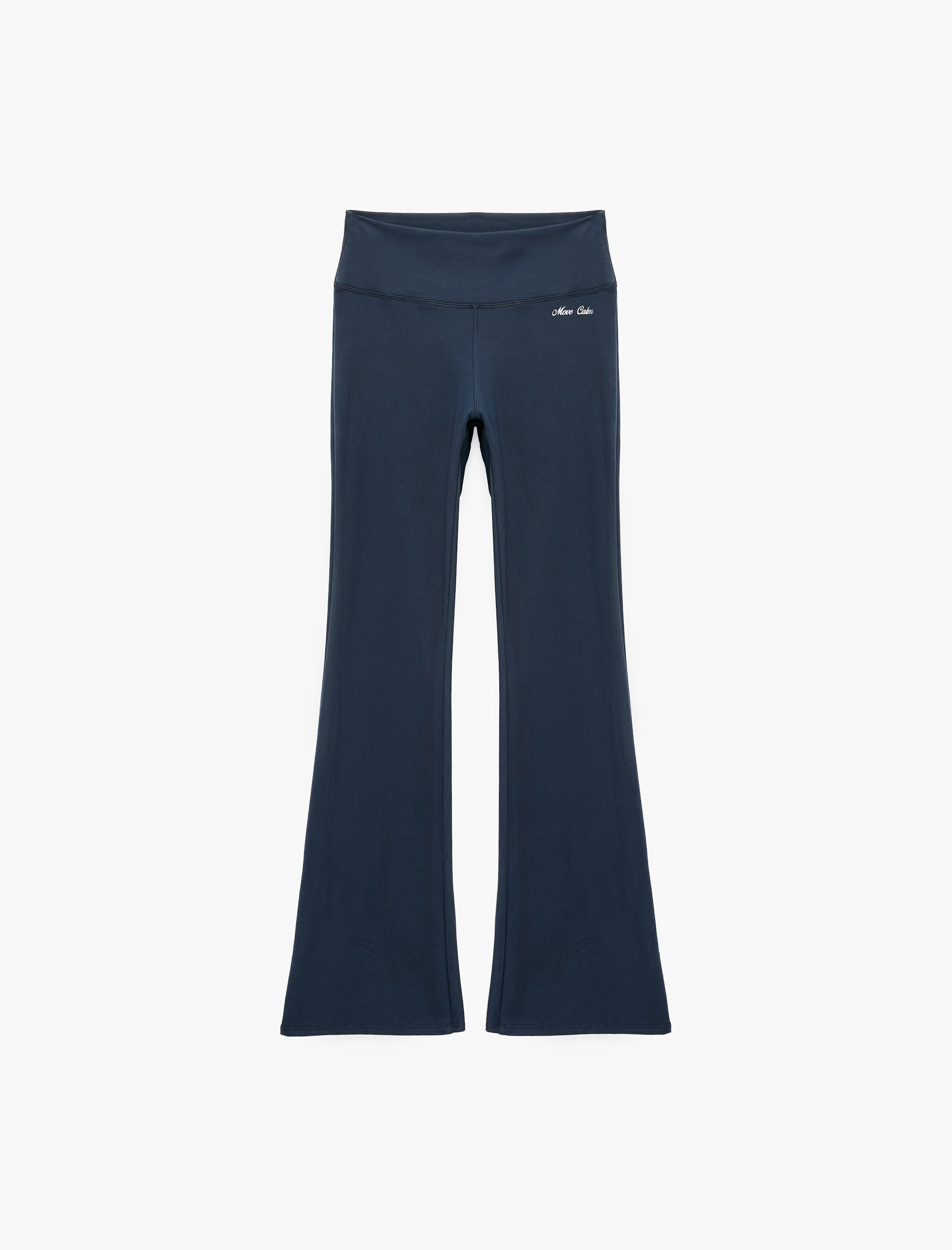   Yüksek Bel Slim Fit İspanyol Paça Baskılı Spor Tayt