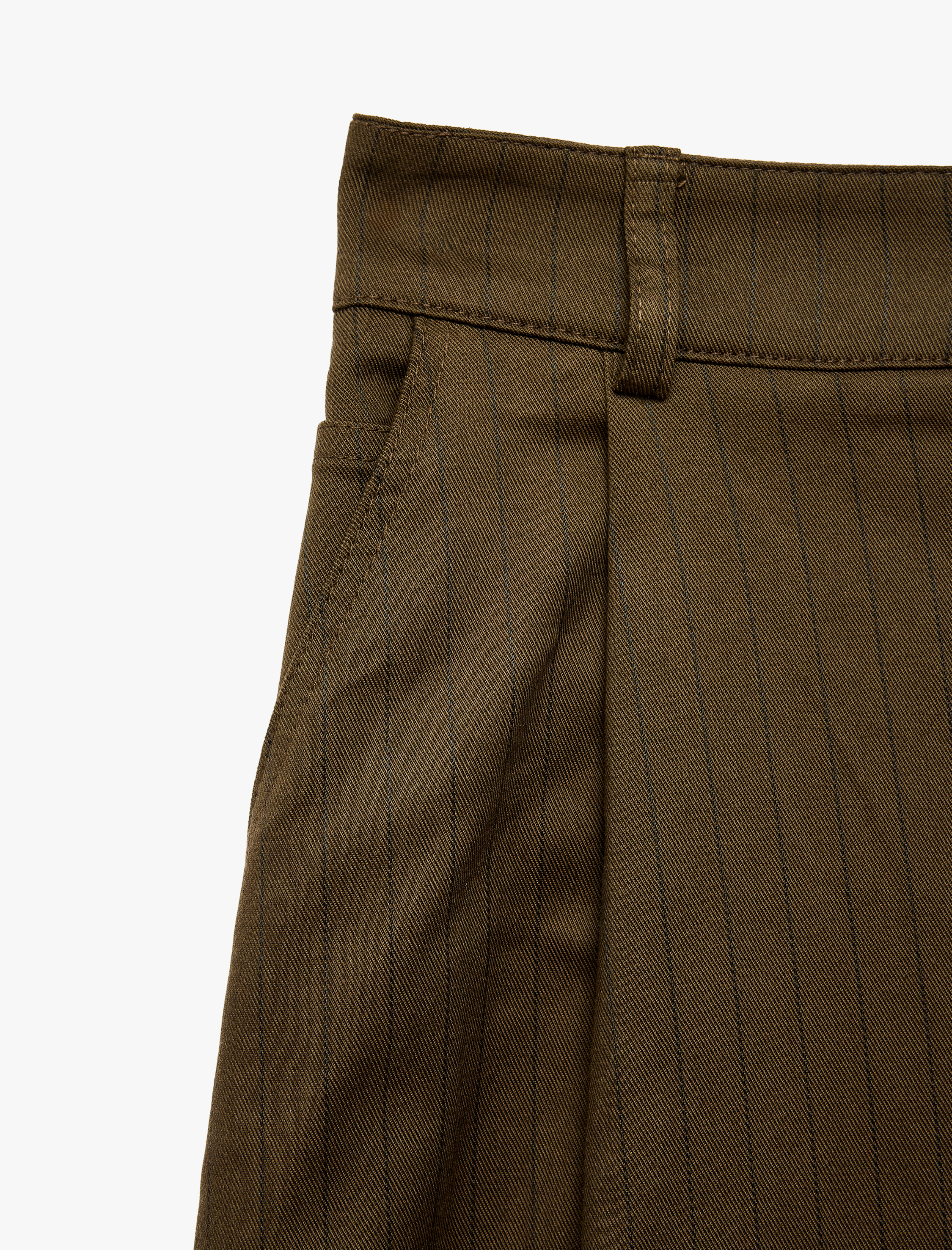   Cepli Bol Kesim Pileli Gabardin Barrel Pantolon