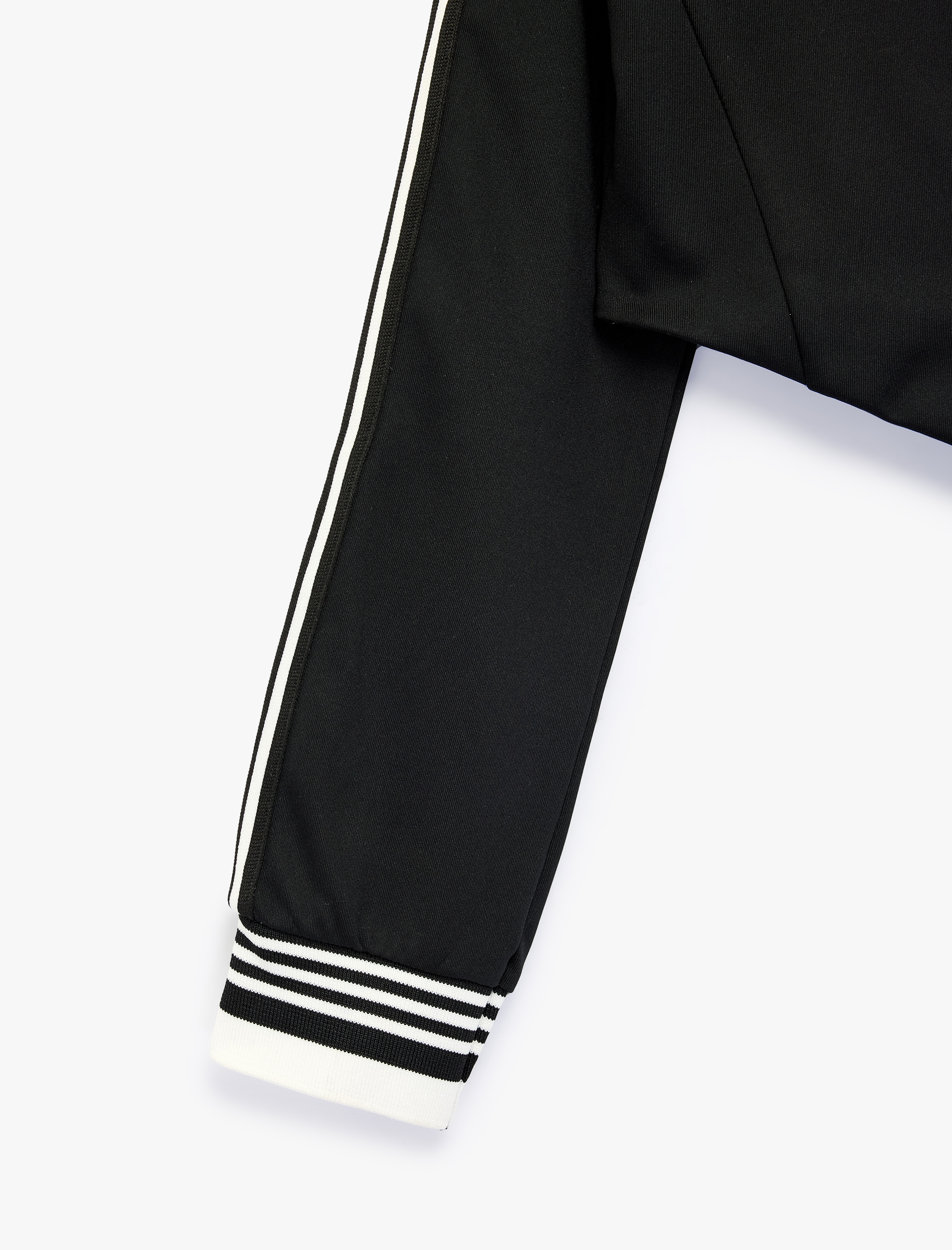   Grogren Detaylı Slim Fit Dik Yaka Uzun Kollu Fermuarlı Sweatshirt