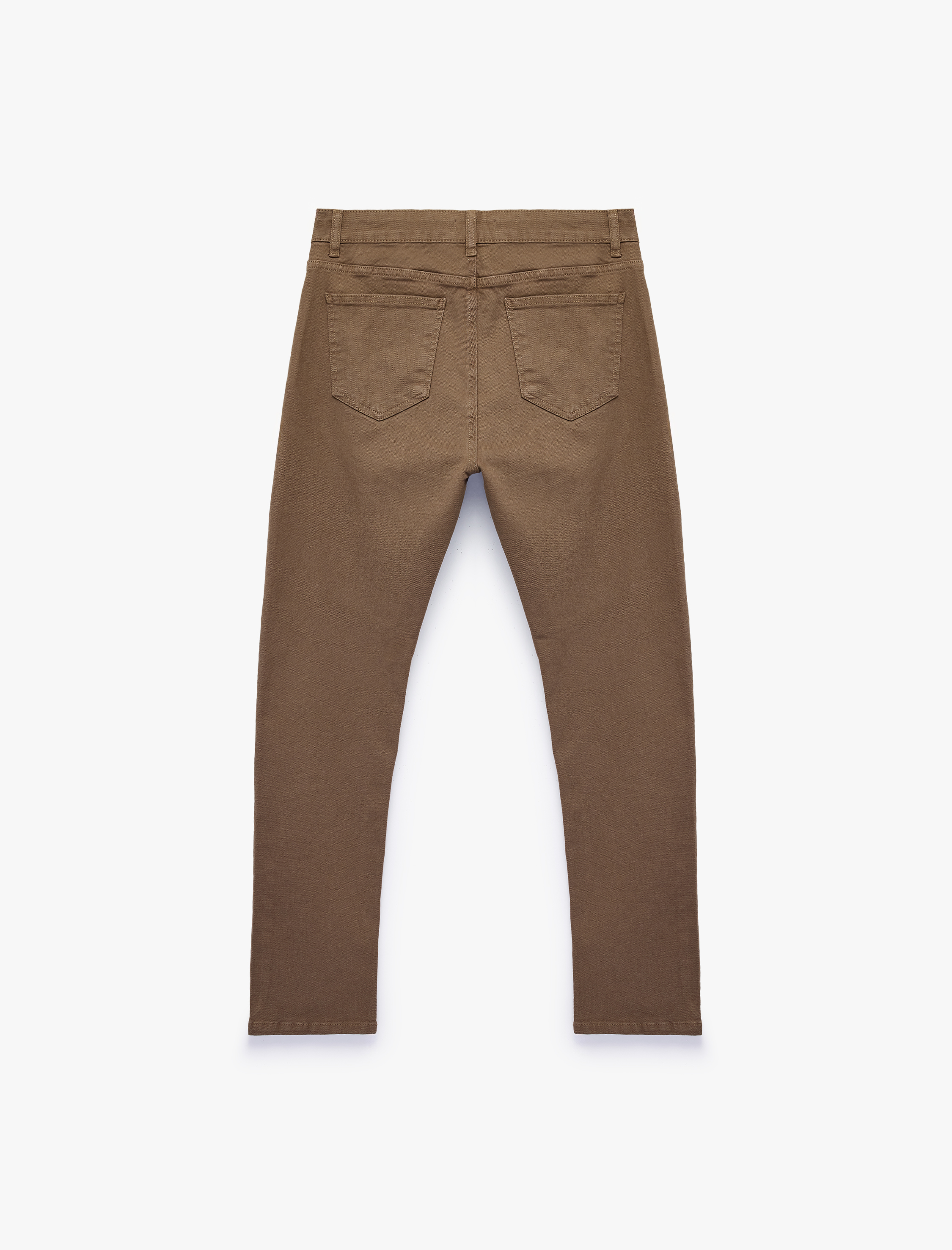   Pamuklu Cepli Düğmeli Slim Fit Pantolon