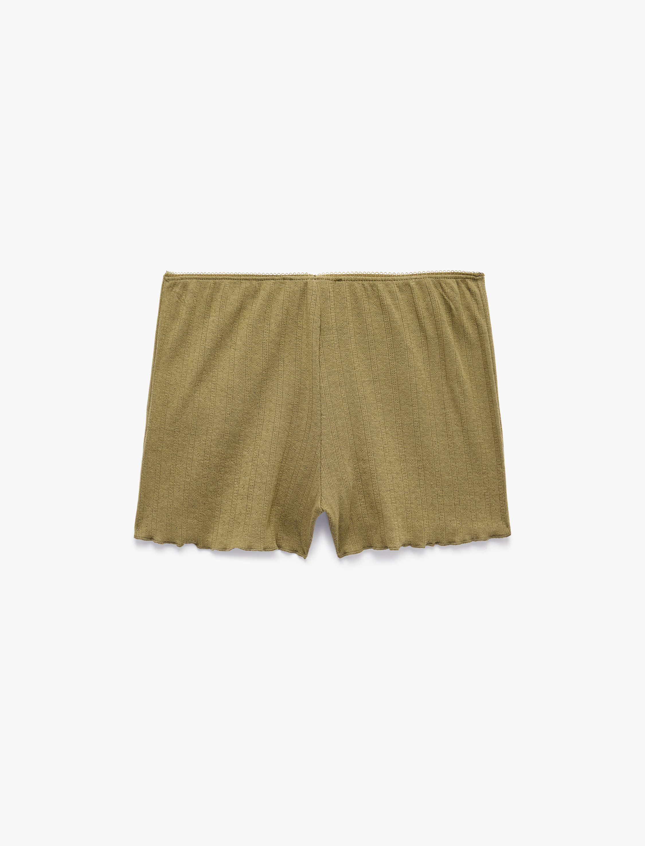   Rahat Kalıp Pointelle Kumaş Şort Pijama Altı