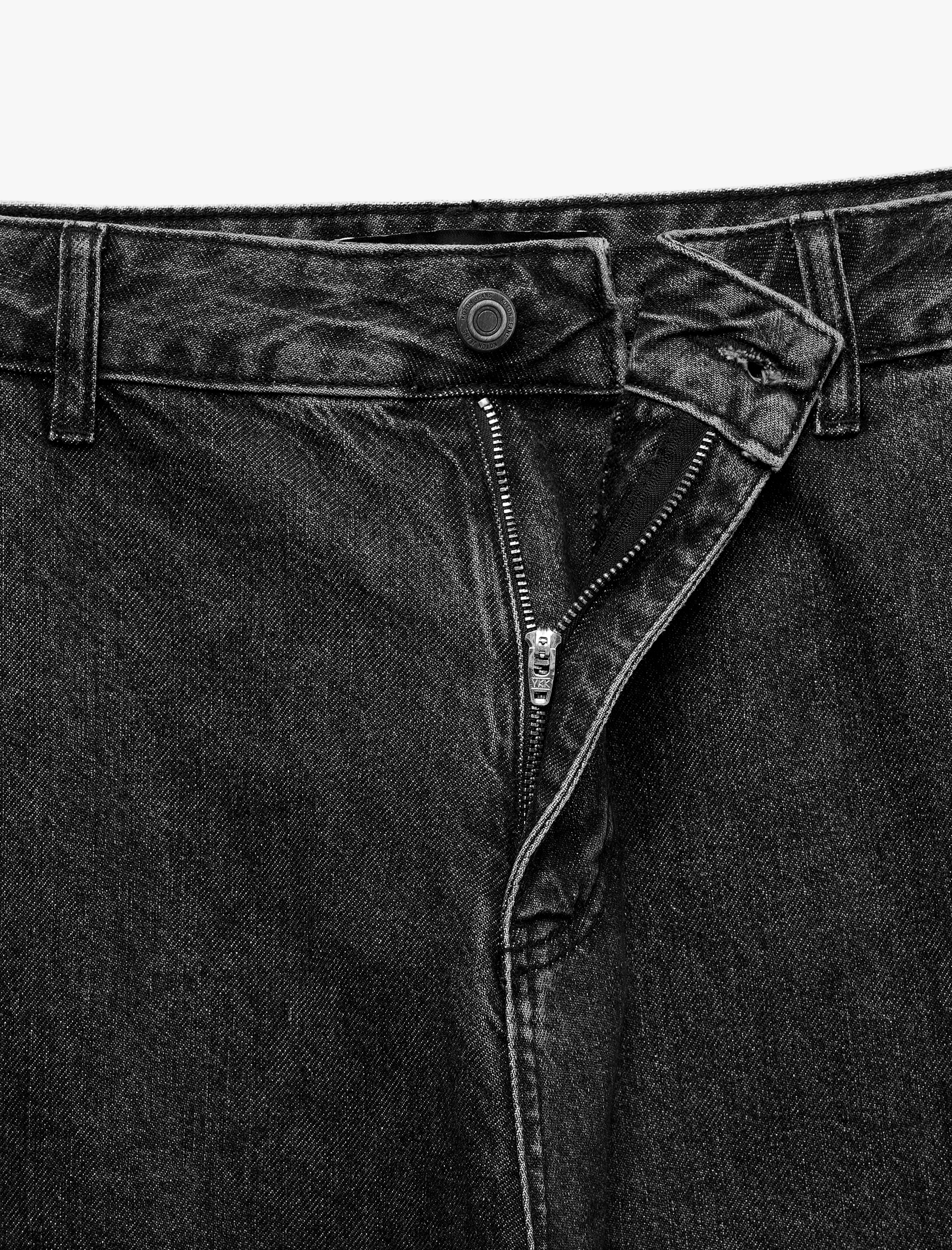   Normal Bel Cepli Pamuklu Rahat Kalıp Skater Jean Pantolon