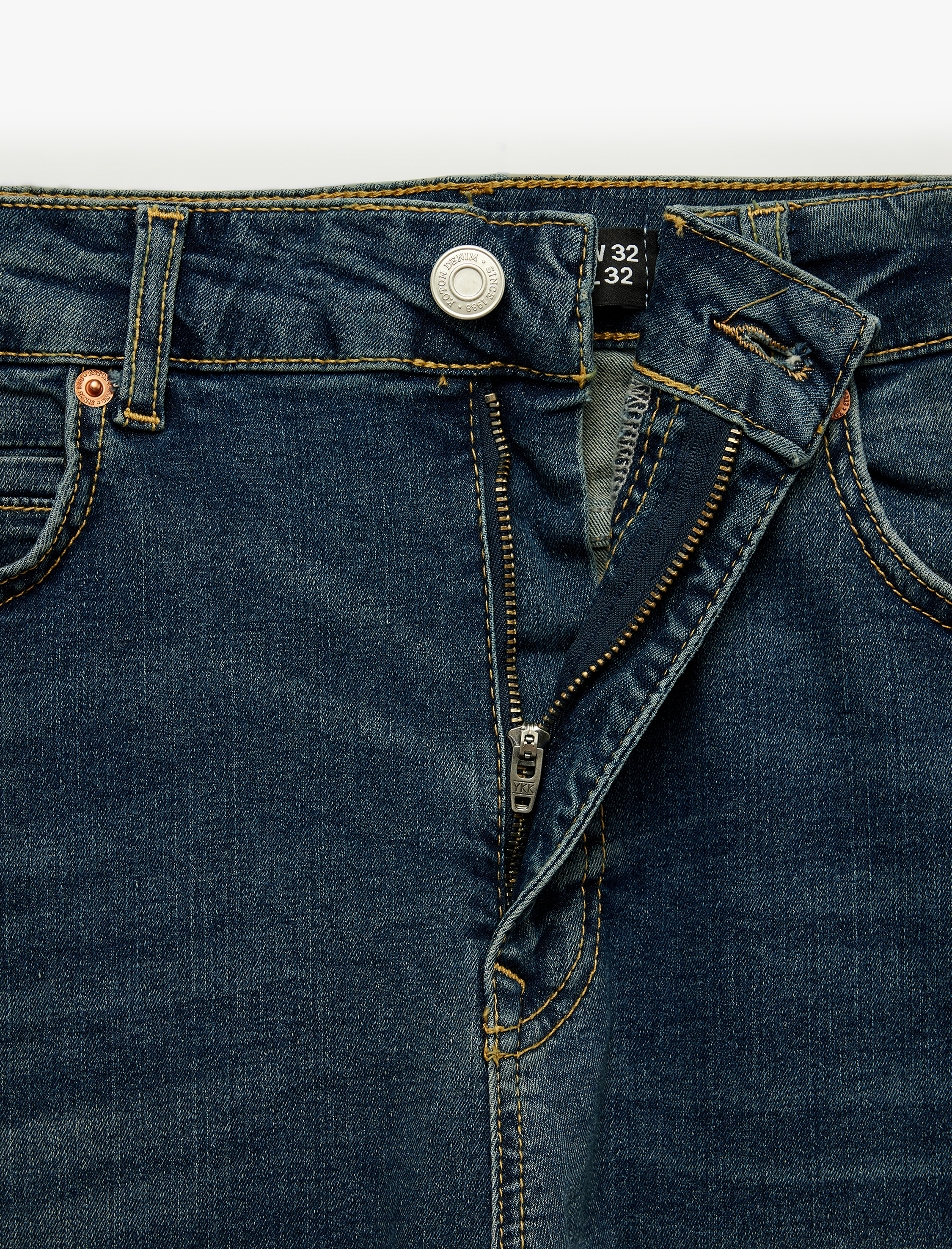   Normal Bel Cepli Pamuklu Skinny Fit Jean Pantolon - Michael Jean