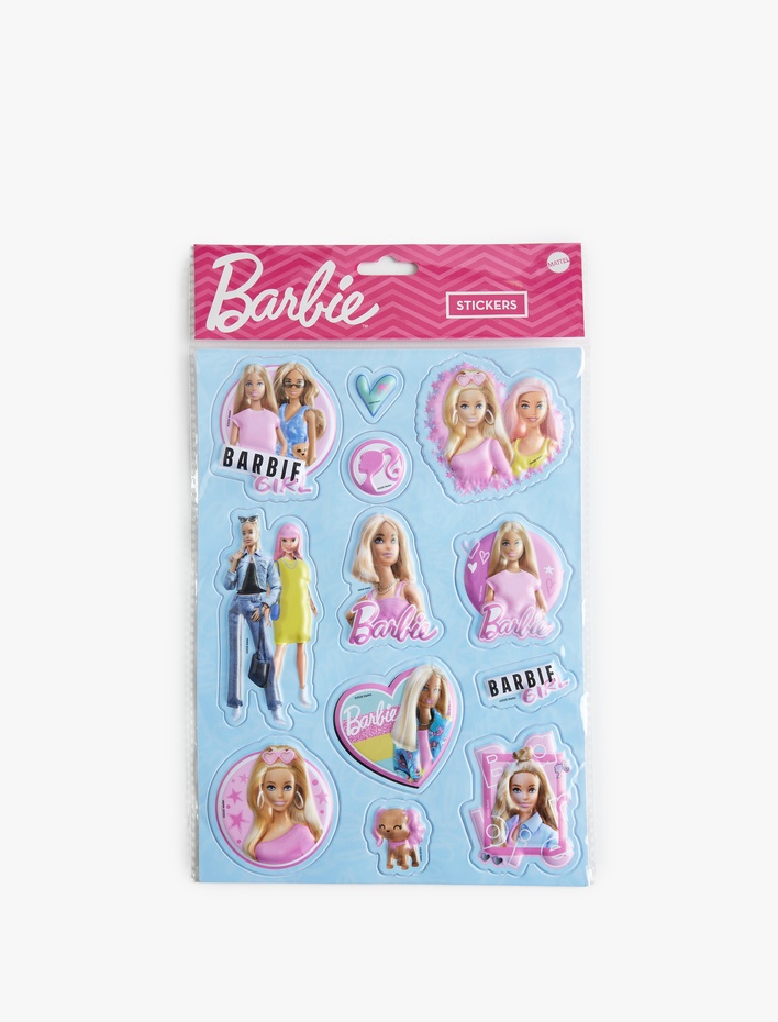 Kadın Barbie Lisanslı Sticker Seti