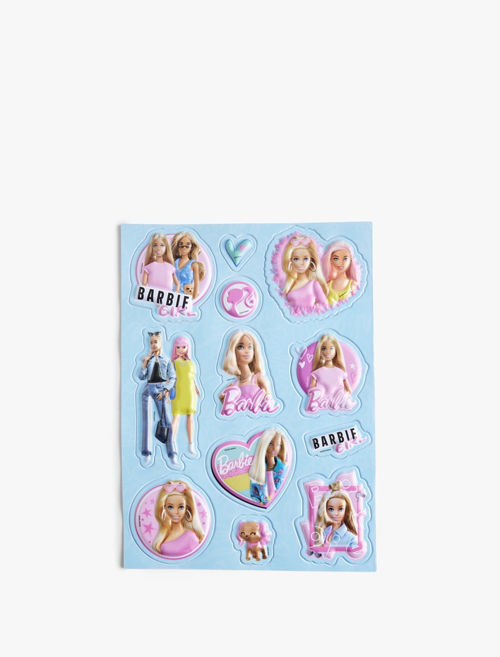 Kadın Barbie Lisanslı Sticker Seti