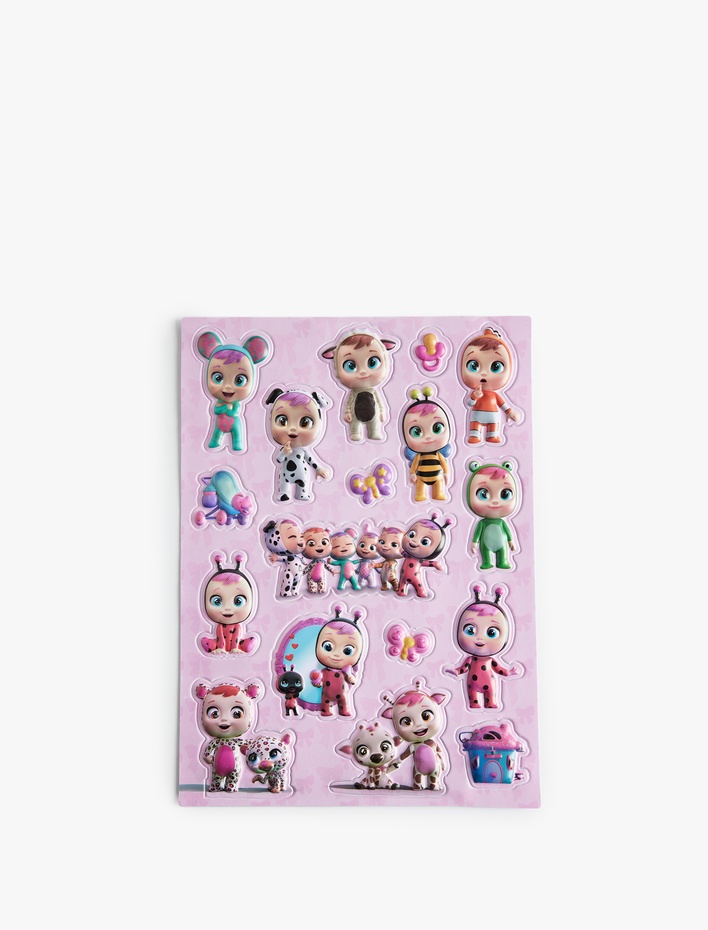 Kadın Cry Babies Lisanslı Karışık Figürlü Sticker Seti