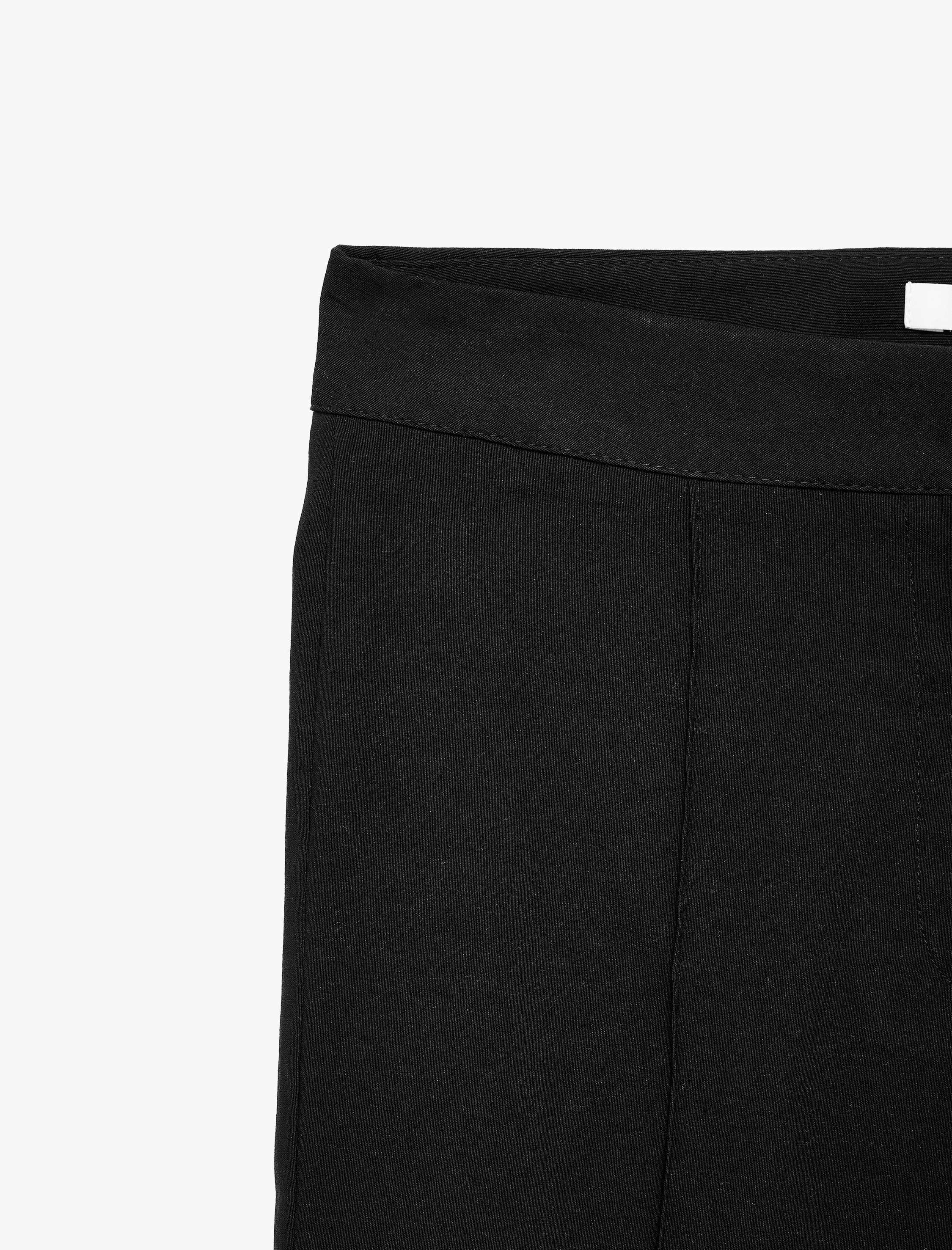   Viskon Karışımlı Slim Fit İspanyol Paça Pantolon