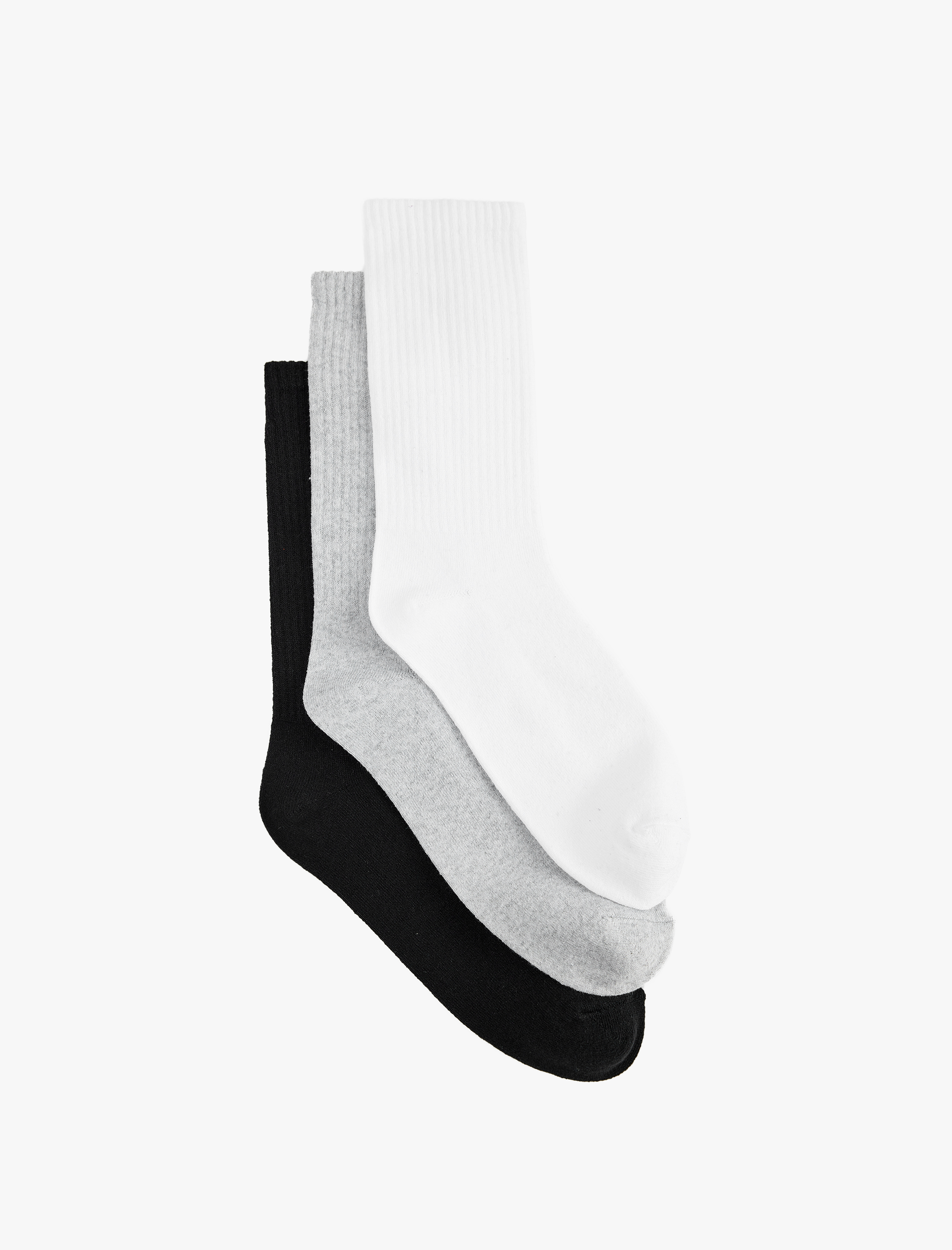  Erkek 3'lü Tenis Soket Çorap Seti