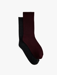 Fitilli 2’li Soket Tenis Çorabı Seti