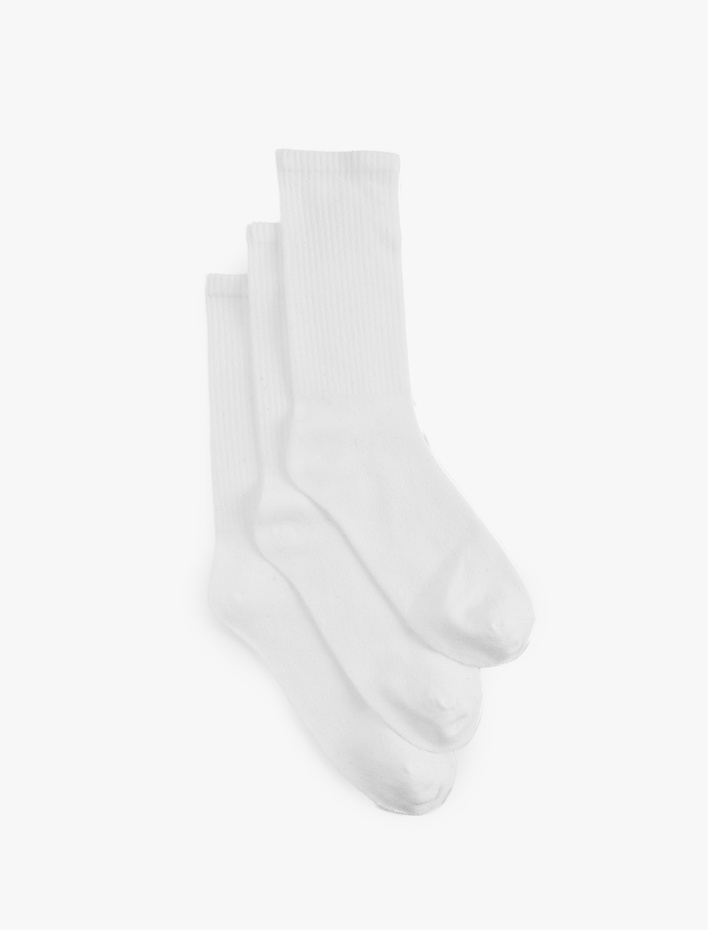 Erkek 3'lü Tenis Soket Çorap Seti