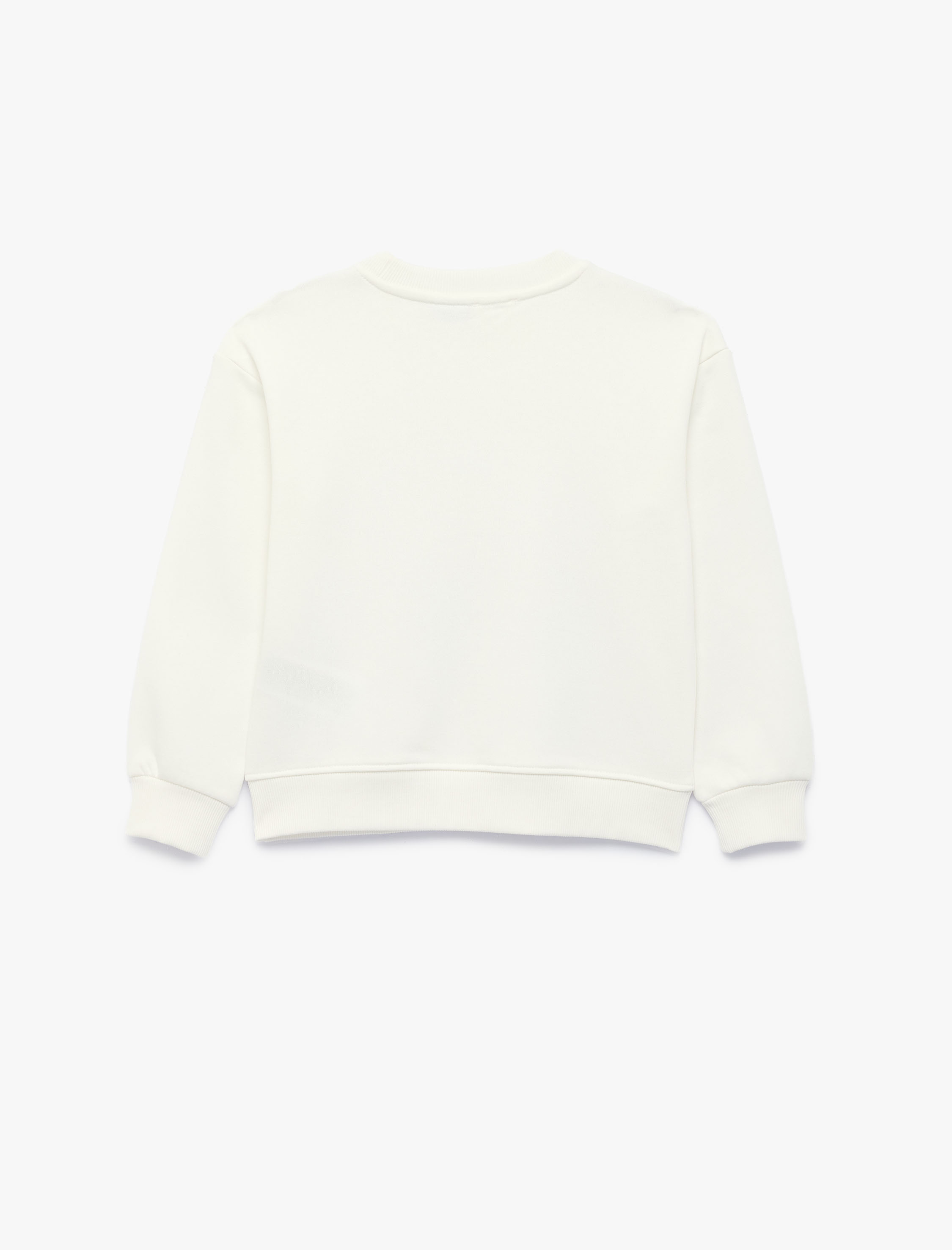  Kız Çocuk KPop Demon Hunters Baskılı Şardonlu Uzun Kollu Bisiklet Yaka Lisanslı Sweatshirt