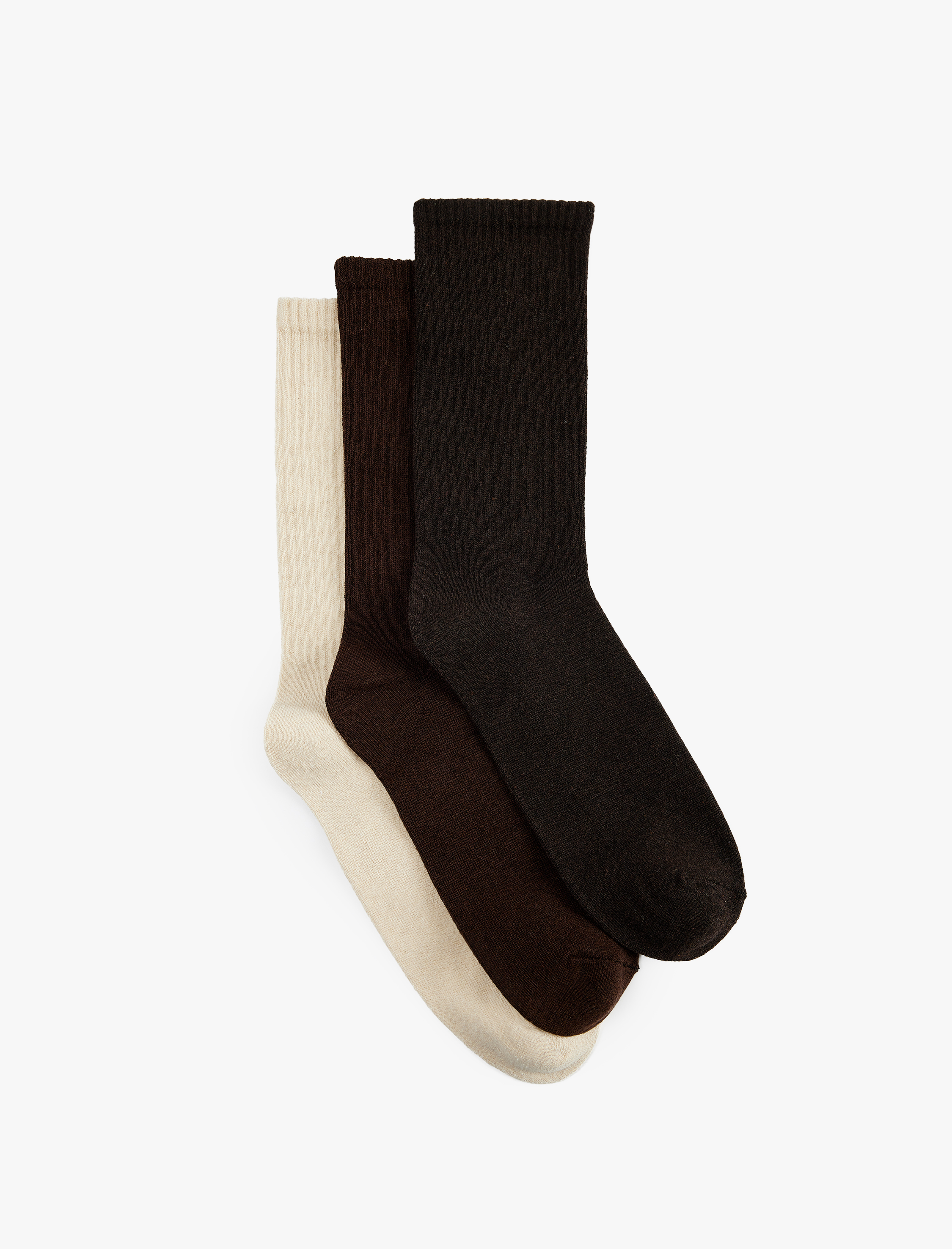  Erkek 3'lü Tenis Soket Çorap Seti