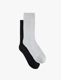 Fitilli 2’li Soket Tenis Çorabı Seti