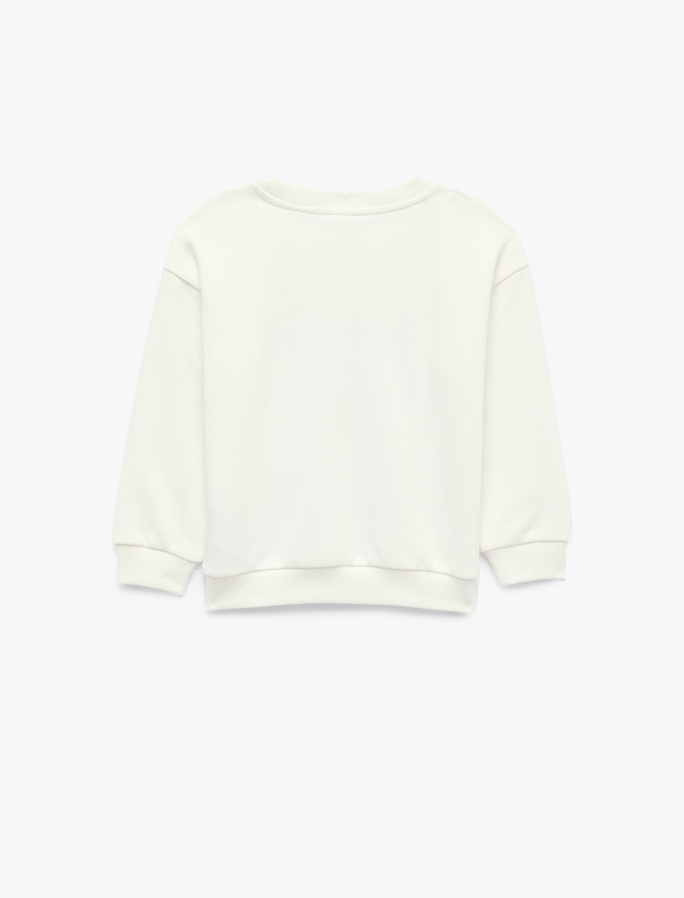  Erkek Bebek Atatürk Baskılı Uzun Kollu Bisiklet Yaka Sweatshirt