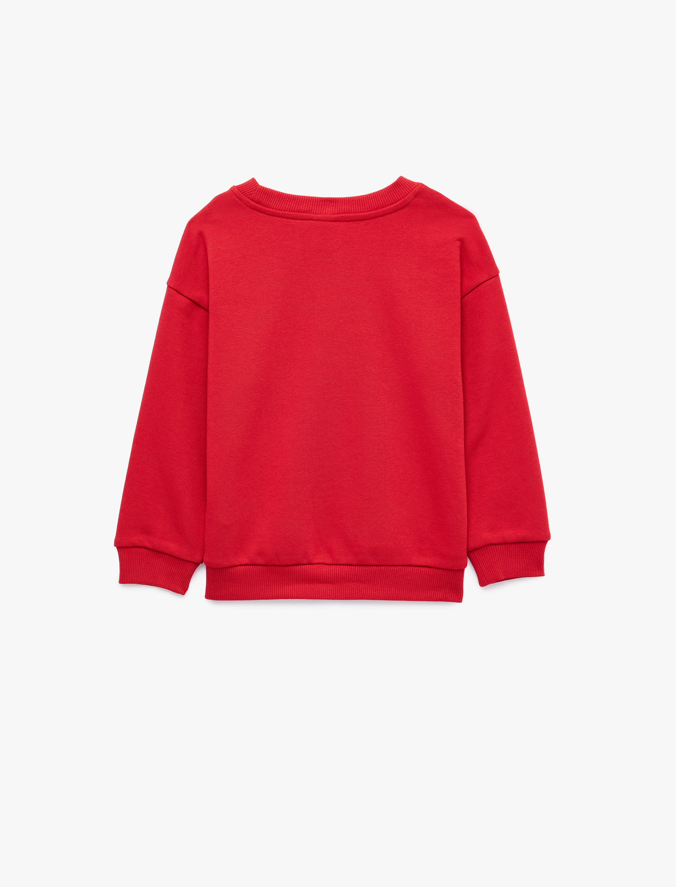  Erkek Bebek Atatürk Baskılı Bisiklet Yaka Uzun Kollu Sweatshirt