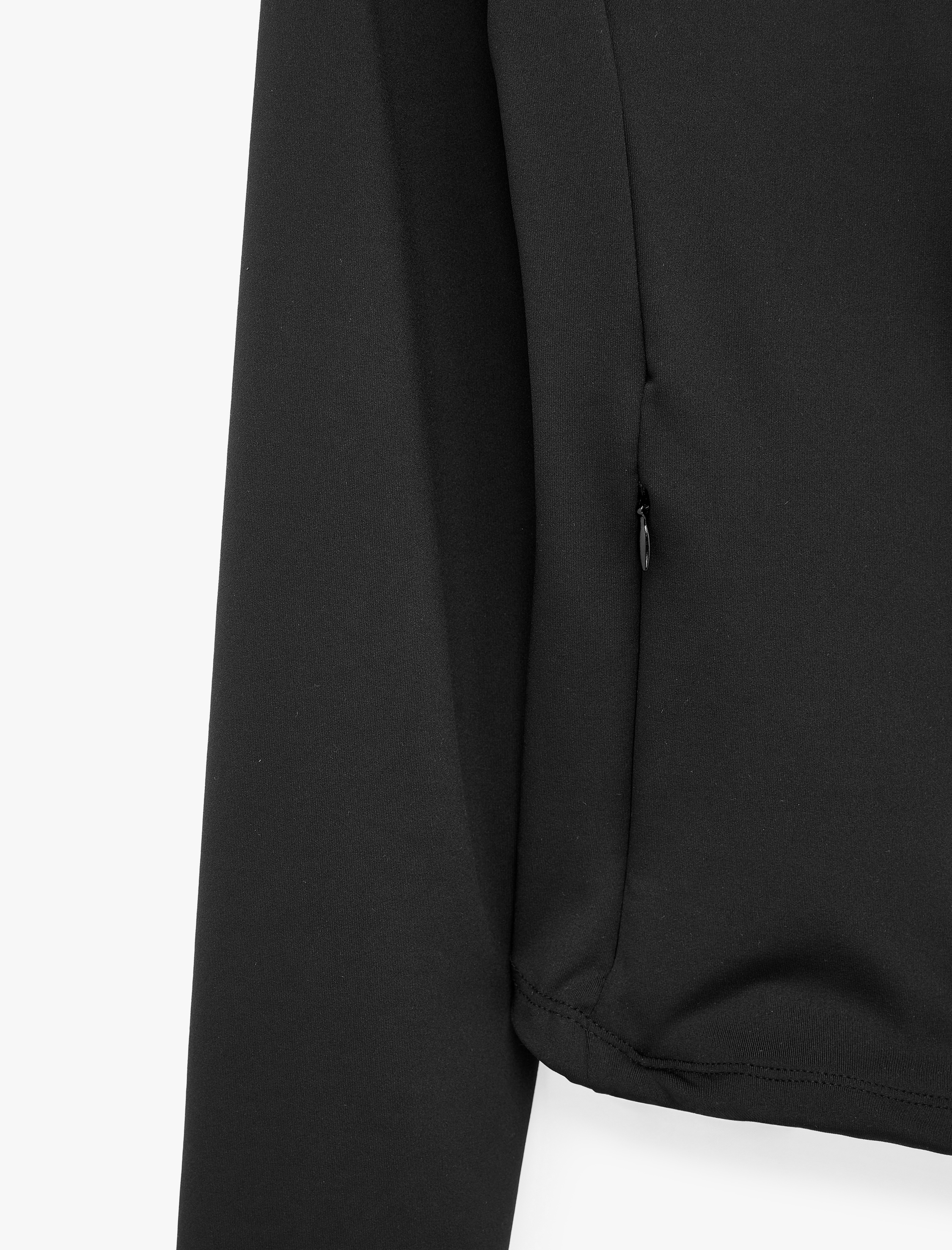   Slim Fit Uzun Kollu Fermuarlı Cepli Kapüşonlu Spor Sweatshirt