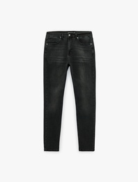 Normal Bel Cepli Pamuklu Skinny Fit Jean Pantolon - Michael Jean