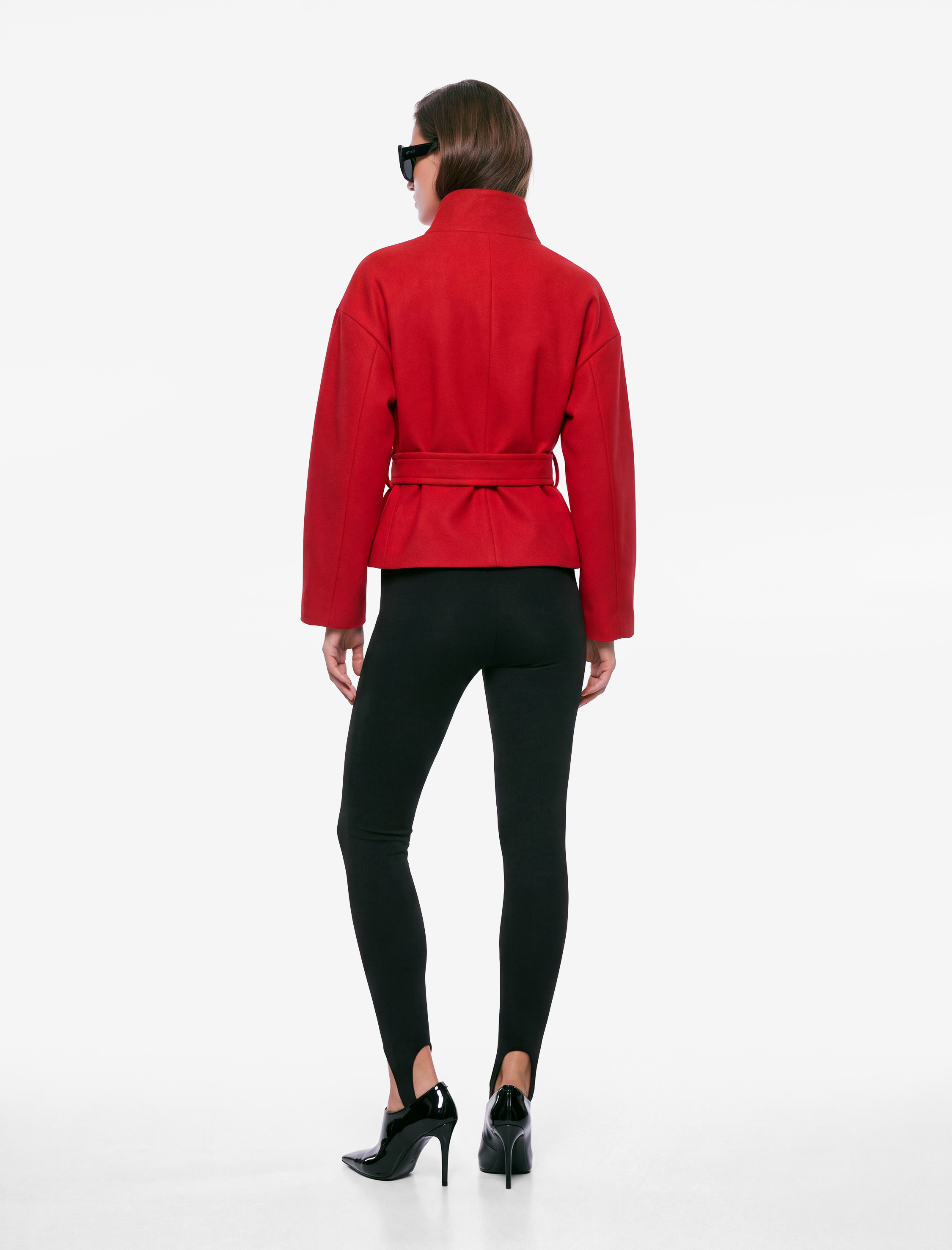  Normal Bel Slim Fit Tayt Pantolon Ayak Bant Detaylı