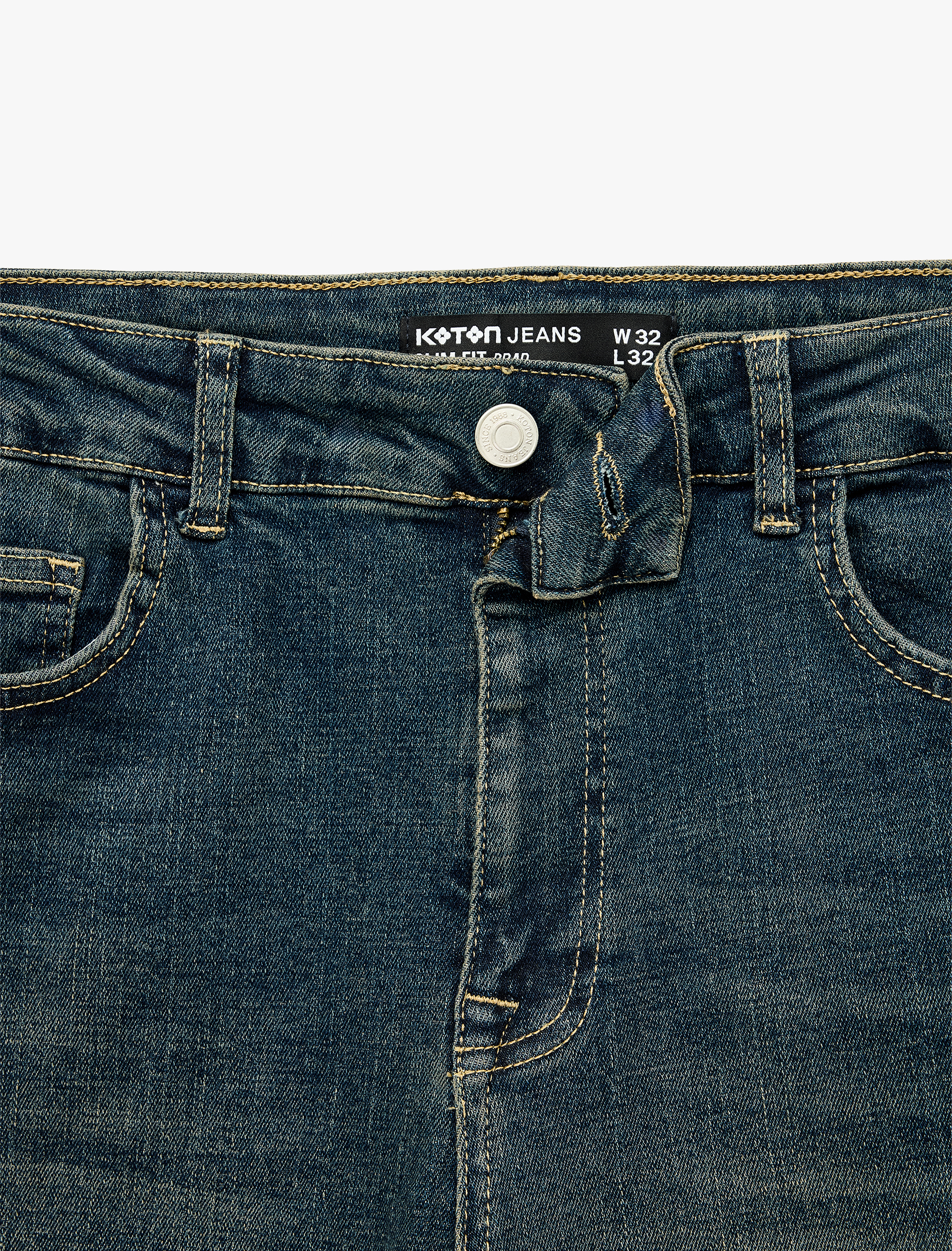   Normal Bel Pamuklu Cepli Slim Fit Jean Pantolon - Brad Jean