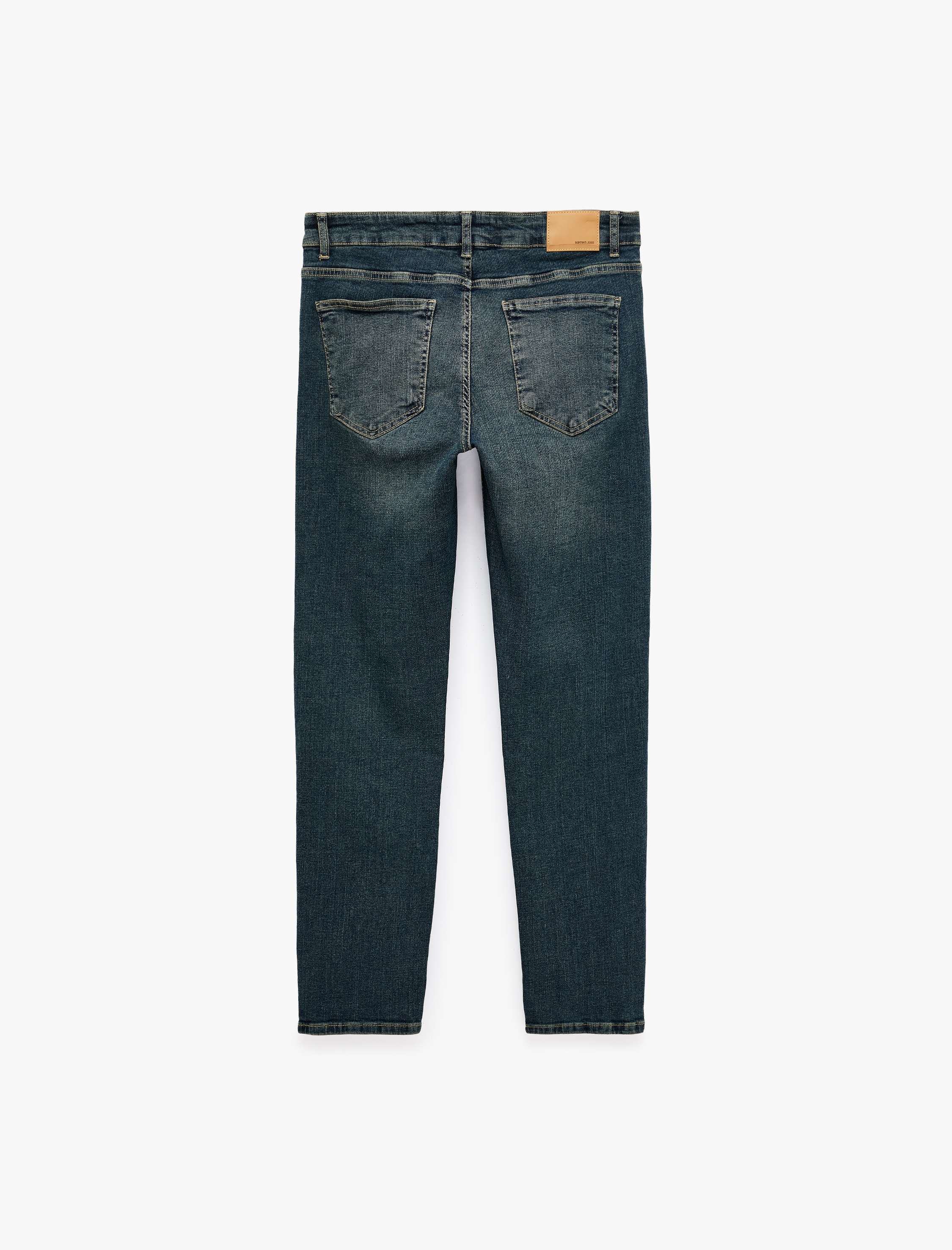   Normal Bel Pamuklu Cepli Slim Fit Jean Pantolon - Brad Jean