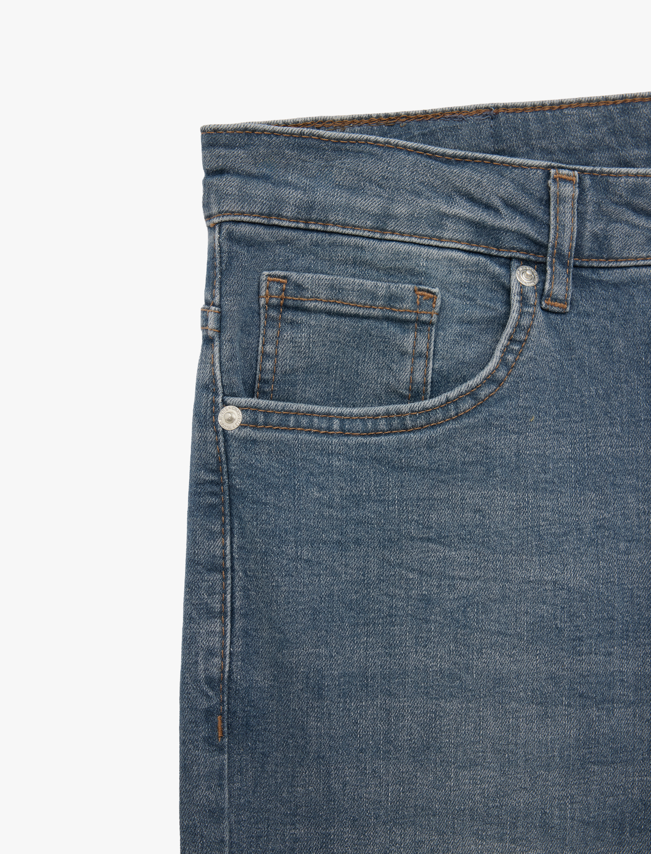   Cepli Normal Bel Pamuklu Slim Fit Jean Pantolon - Brad Jean
