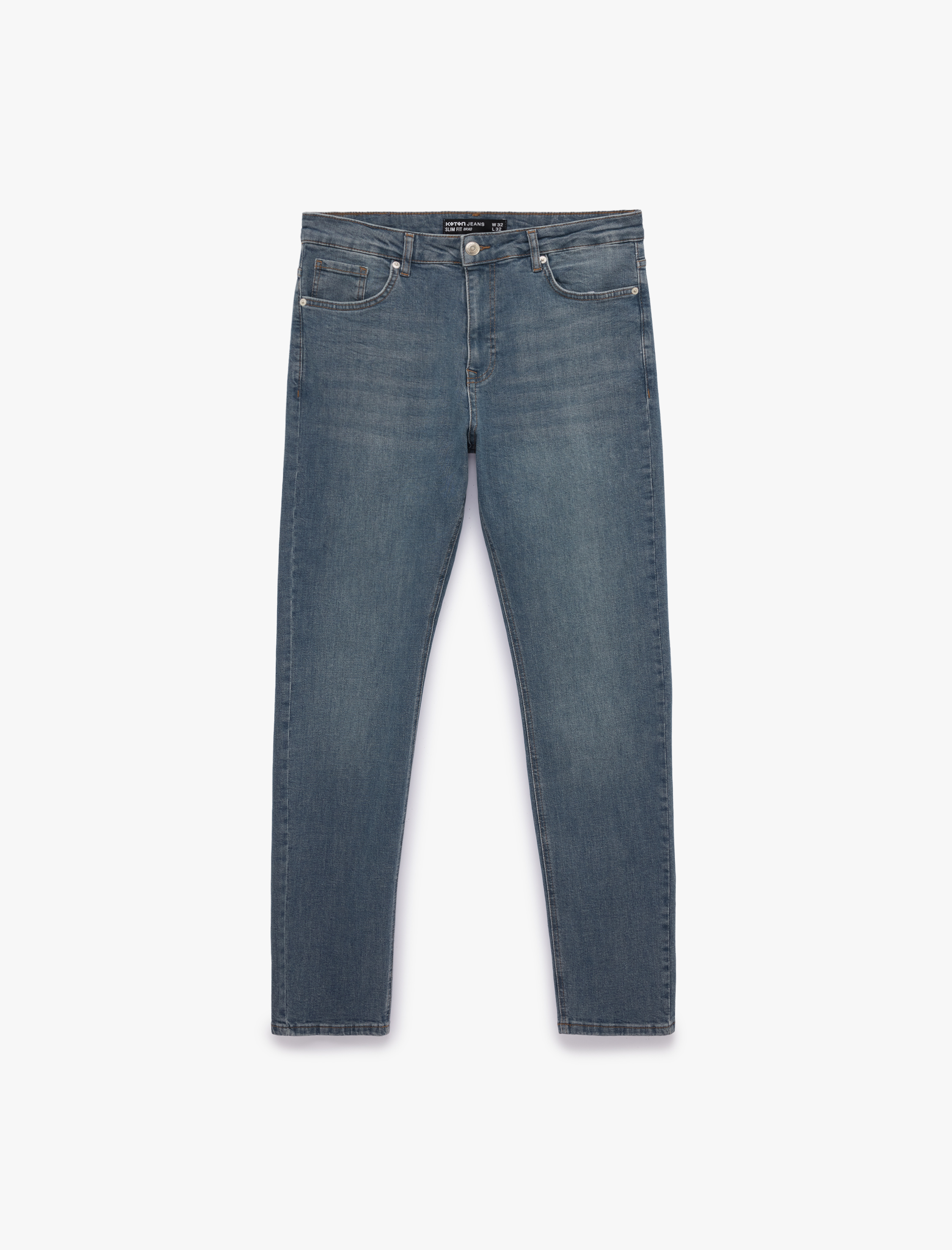   Cepli Normal Bel Pamuklu Slim Fit Jean Pantolon - Brad Jean