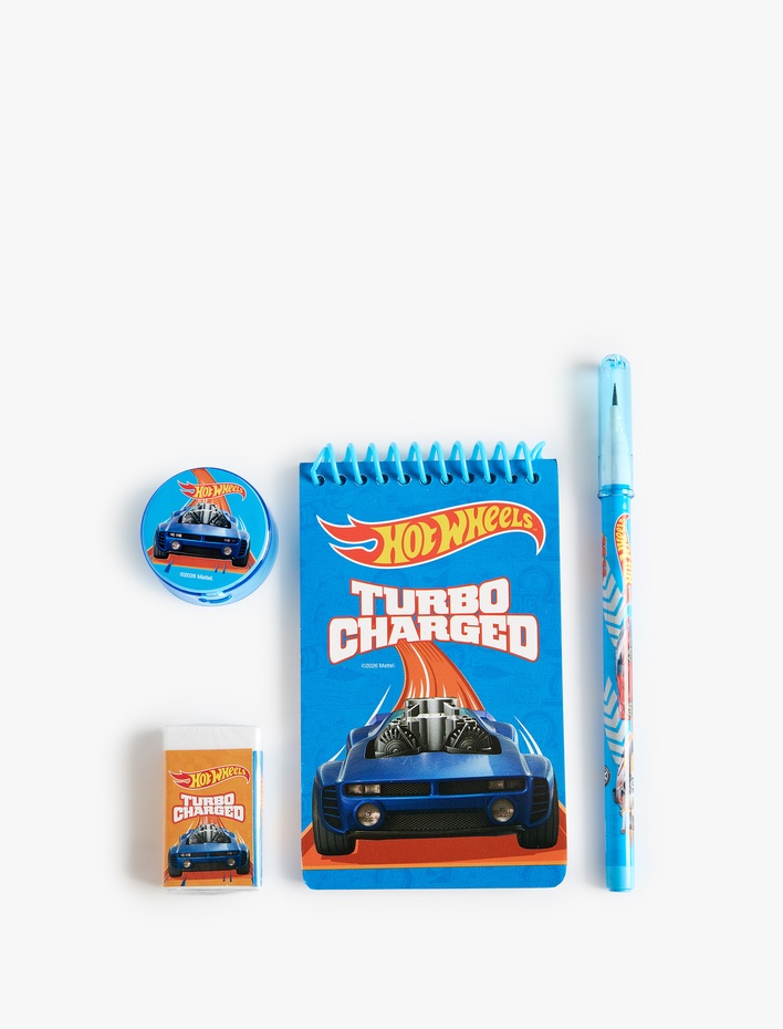 Kadın Lisanslı Hot Wheels Kırtasiye Seti