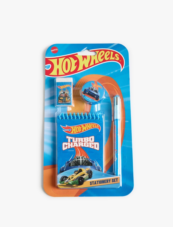 Kadın Lisanslı Hot Wheels Kırtasiye Seti