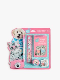 Studio Pets Lisanslı Kedi ve Köpek Temalı Kırtasiye Seti