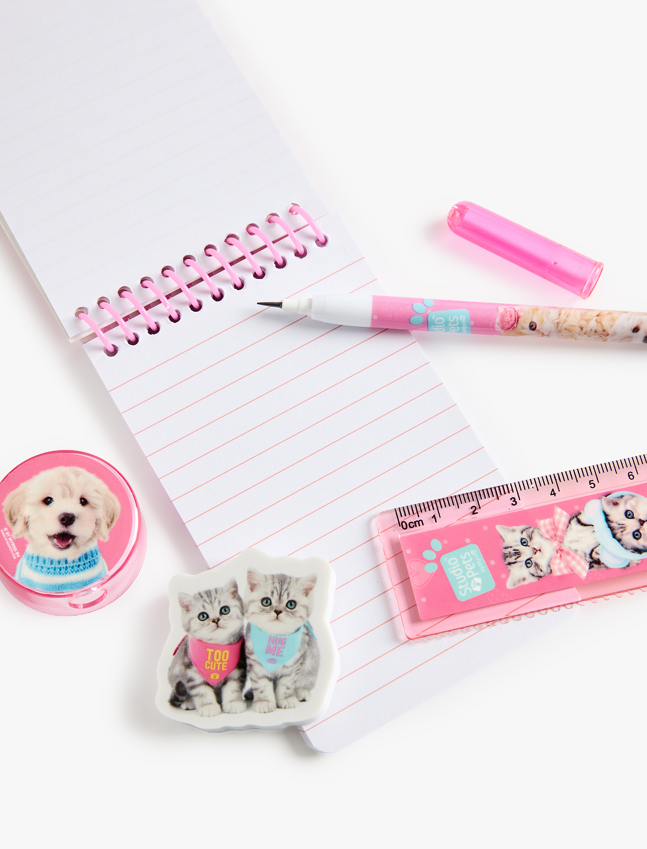  Kadın Studio Pets Lisanslı Kedi ve Köpek Temalı Kırtasiye Seti