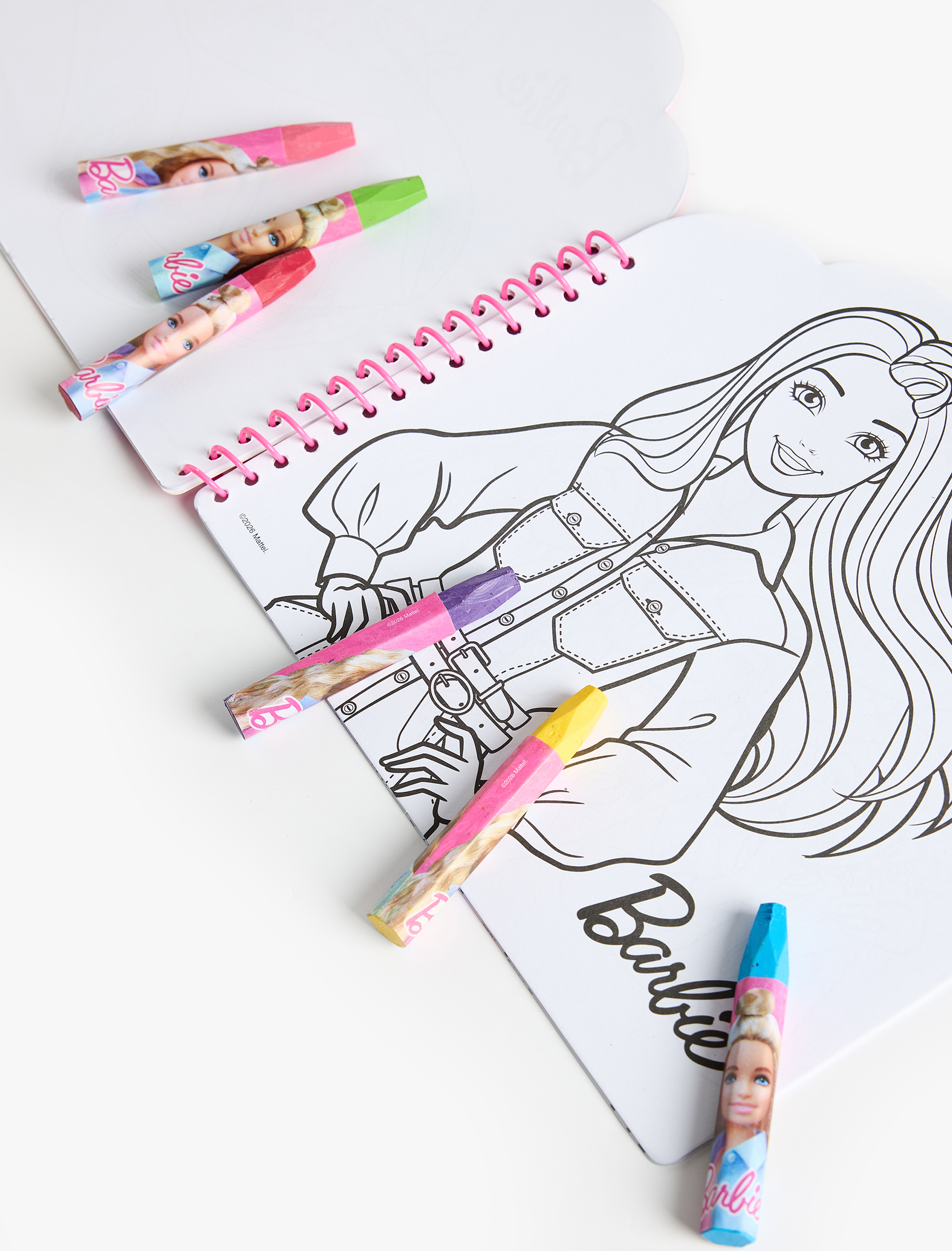  Kadın Lisanslı Barbie Boyama Seti