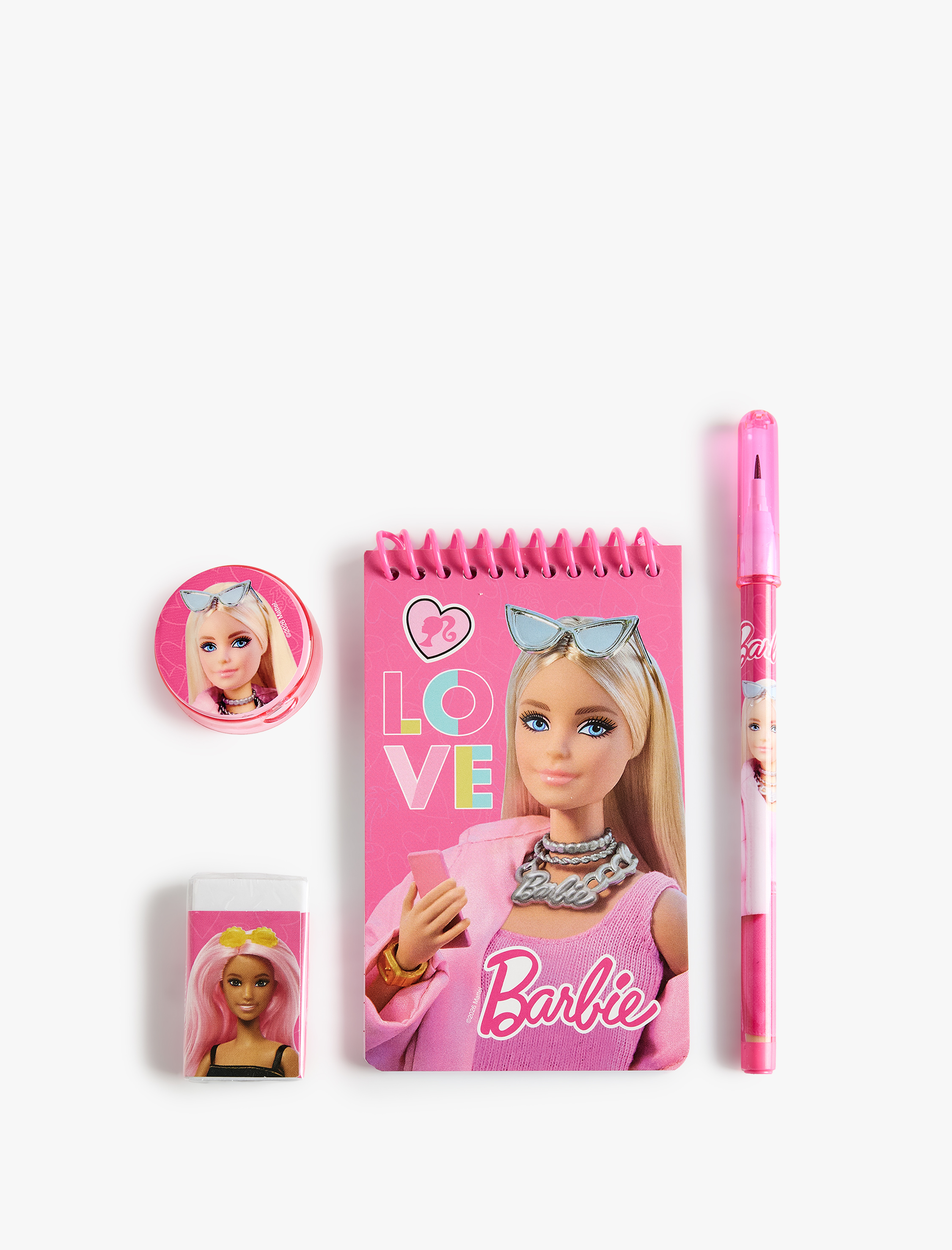  Kadın Lisanslı Barbie Kırtasiye Seti