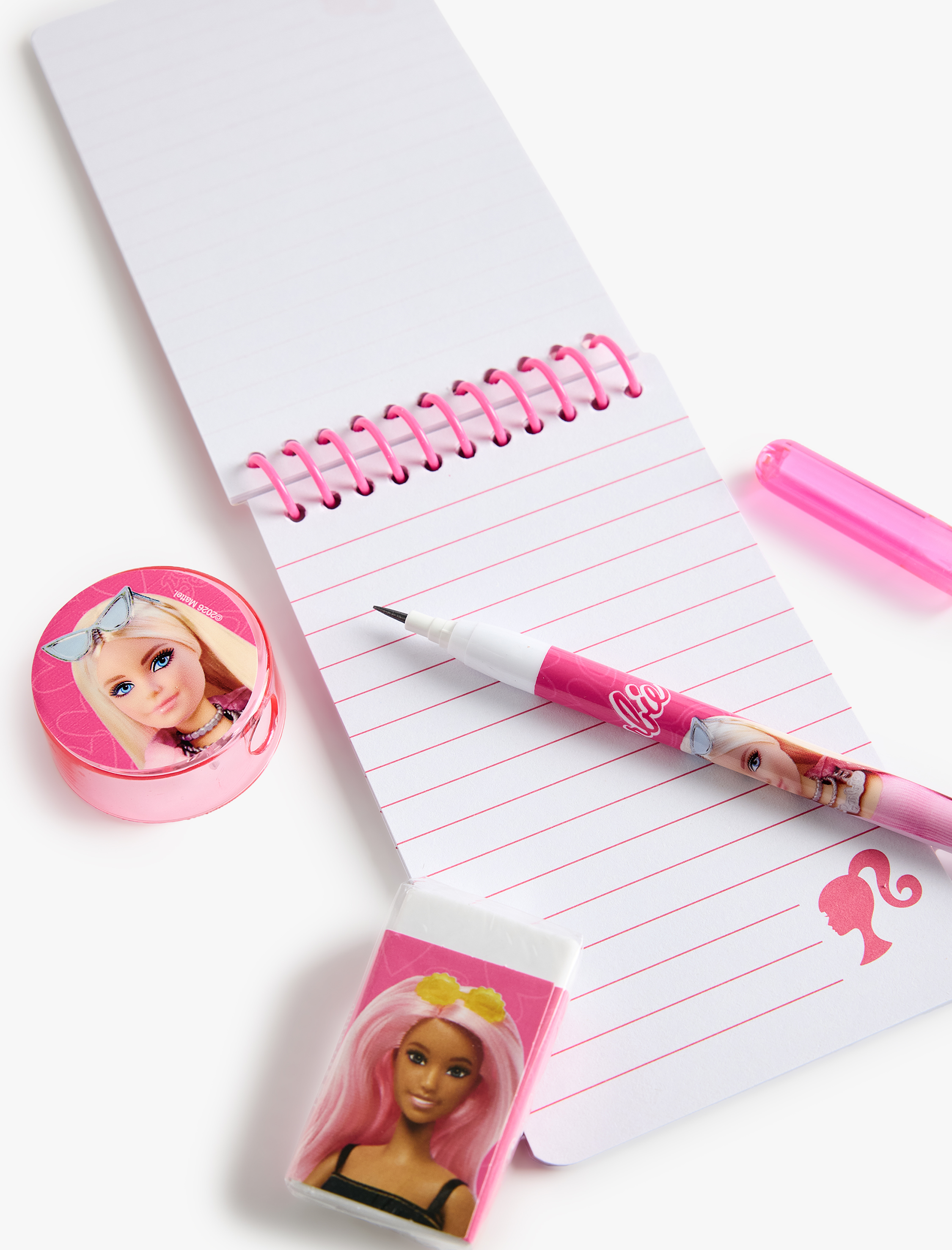  Kadın Lisanslı Barbie Kırtasiye Seti
