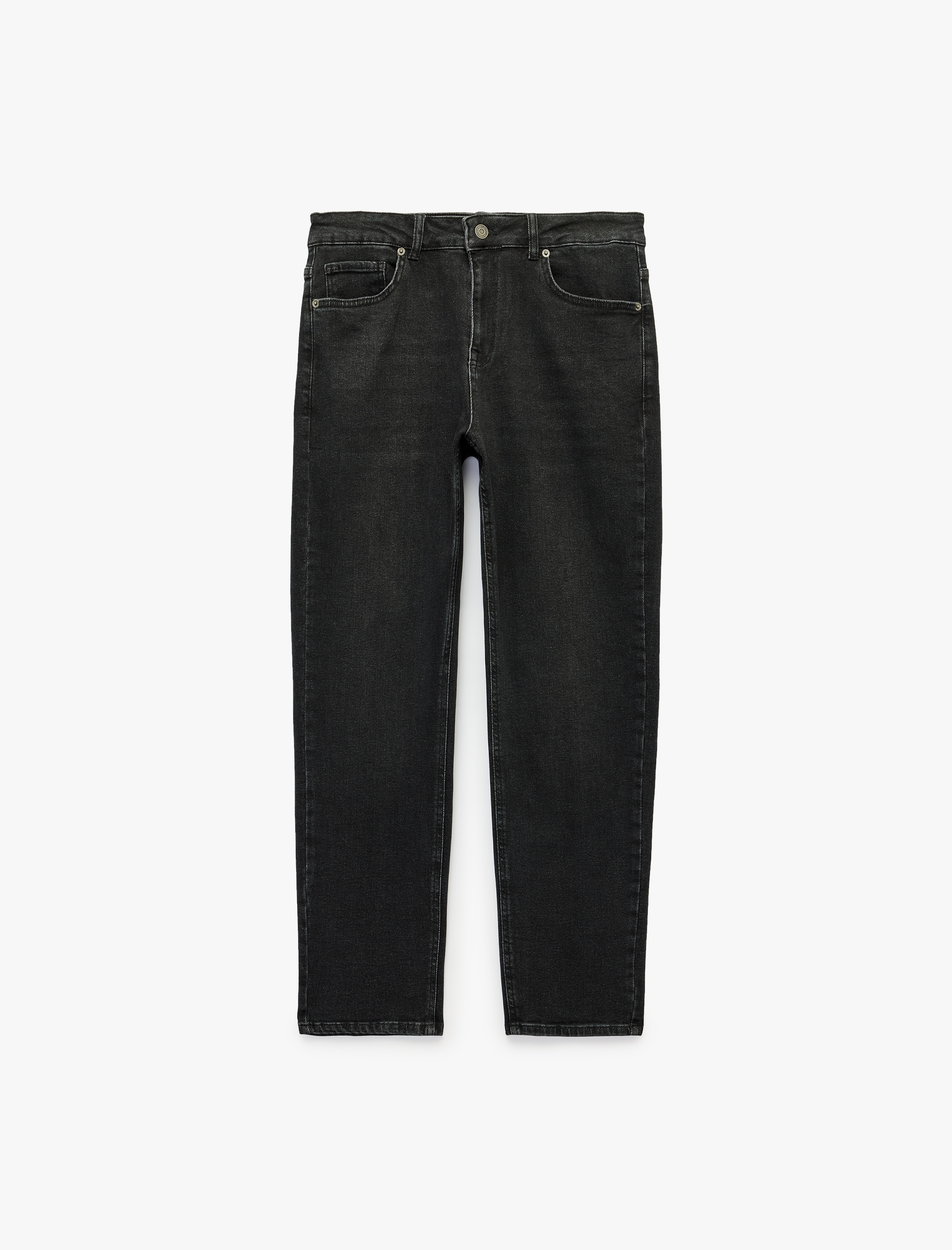   Pamuklu Cepli Normal Bel Tapered Fit Jean Pantolon - Joe Jean