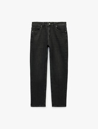 Pamuklu Cepli Normal Bel Tapered Fit Jean Pantolon - Joe Jean