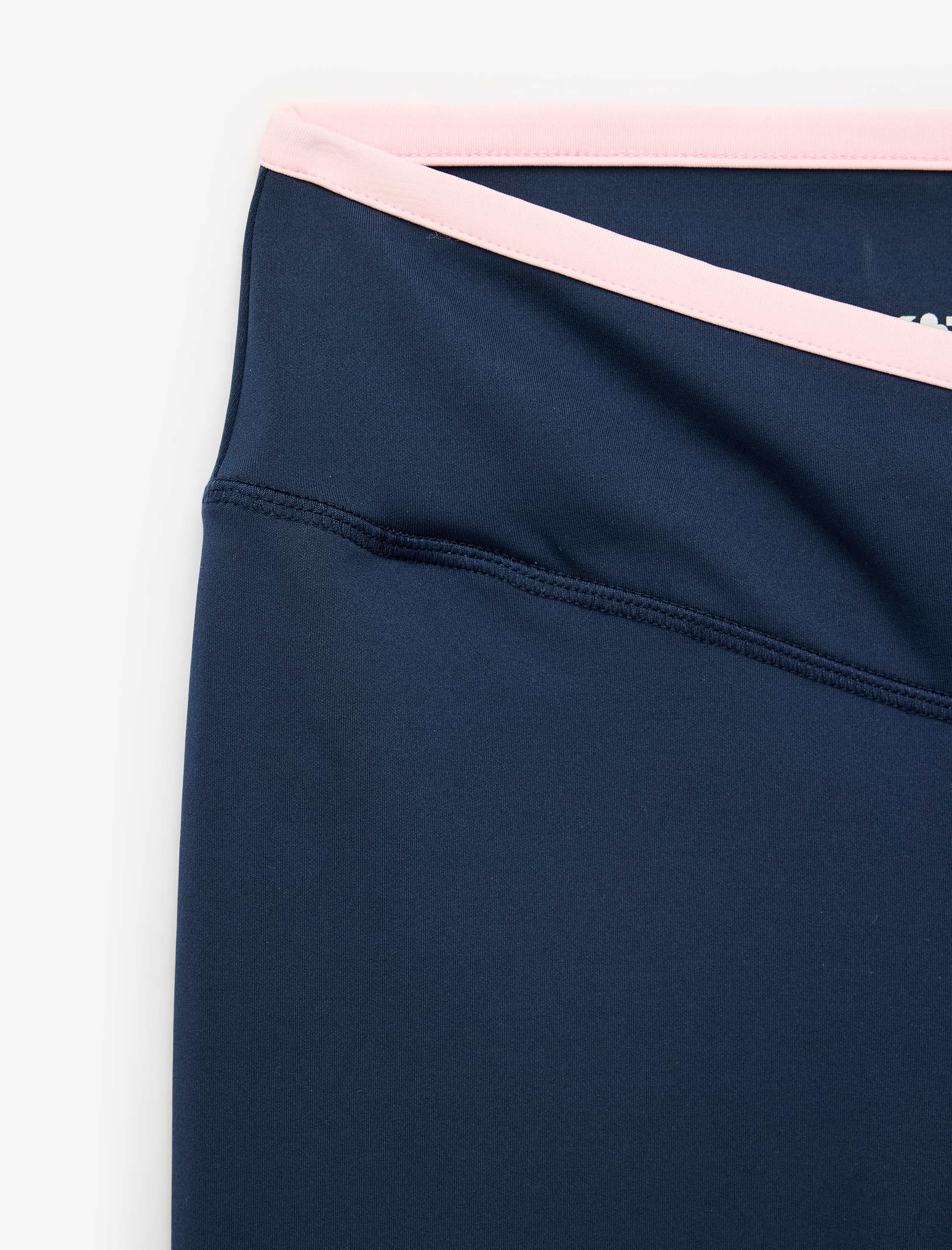   Yüksek Bel Kemer Detaylı Biyeli Slim Fit Spor Tayt