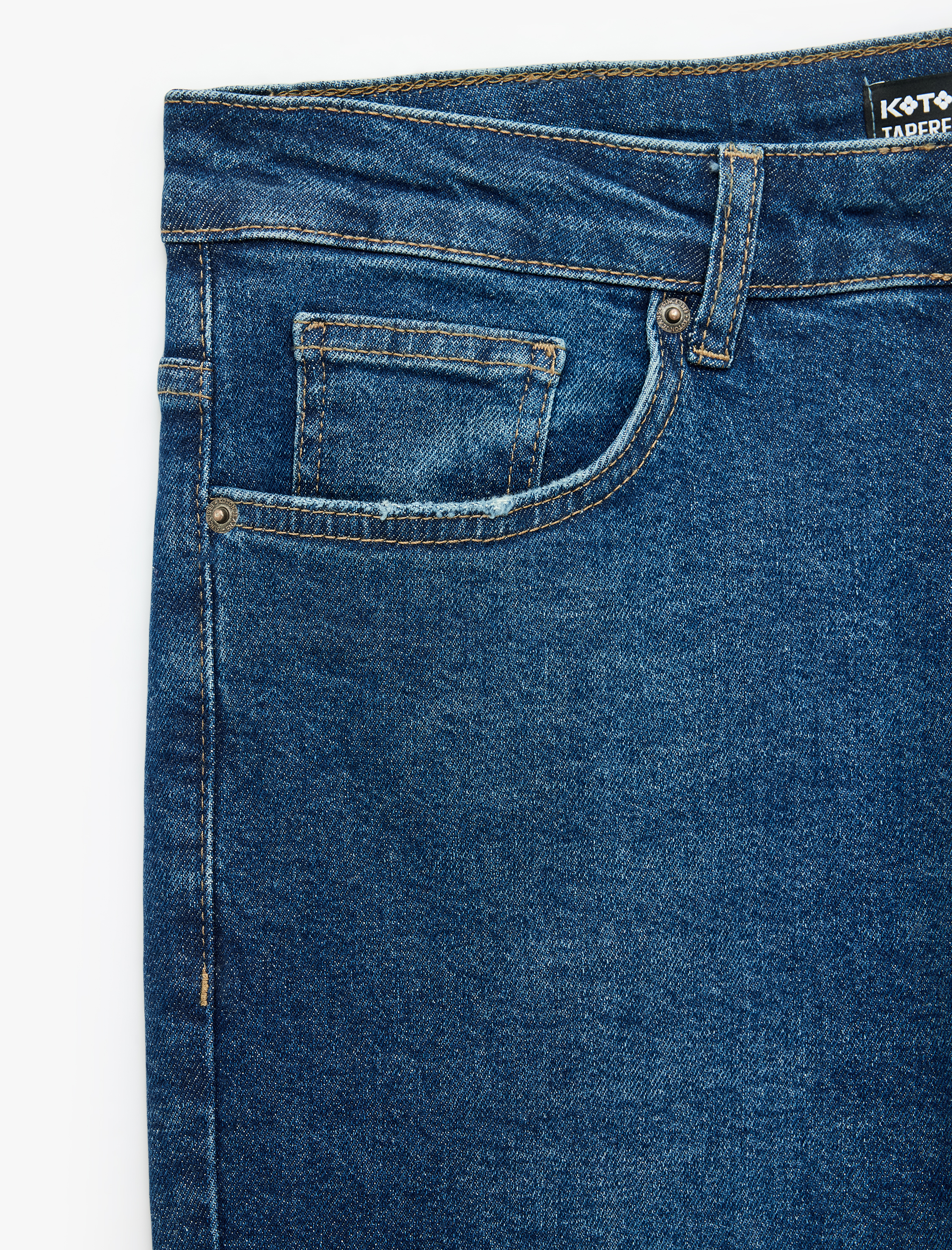   Cepli Normal Bel Pamuklu Tapered Fit Jean Pantolon - Joe Jean