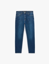 Cepli Normal Bel Pamuklu Tapered Fit Jean Pantolon - Joe Jean