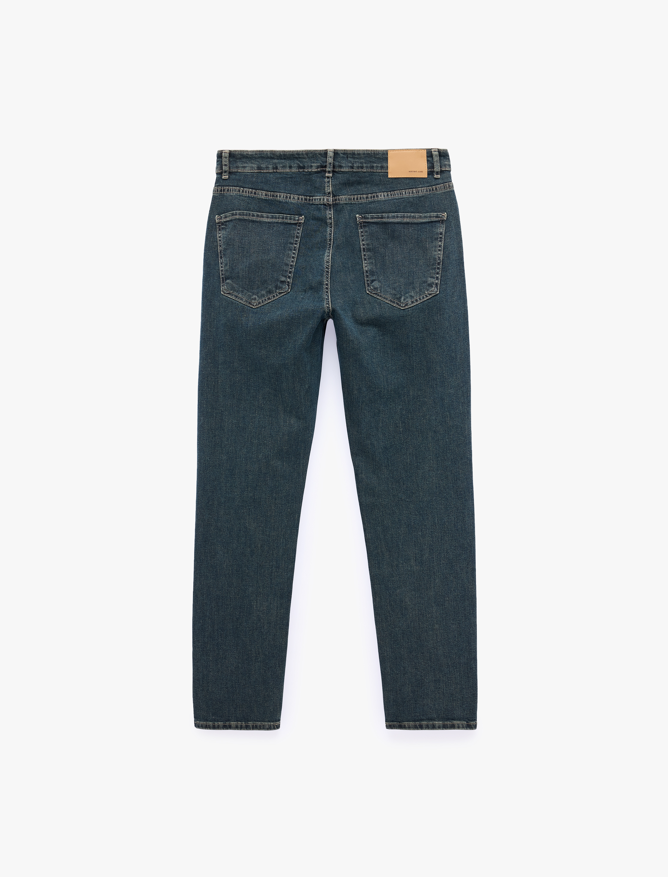   Pamuklu Cepli Normal Bel Slim Fit Jean Pantolon - Brad Jean