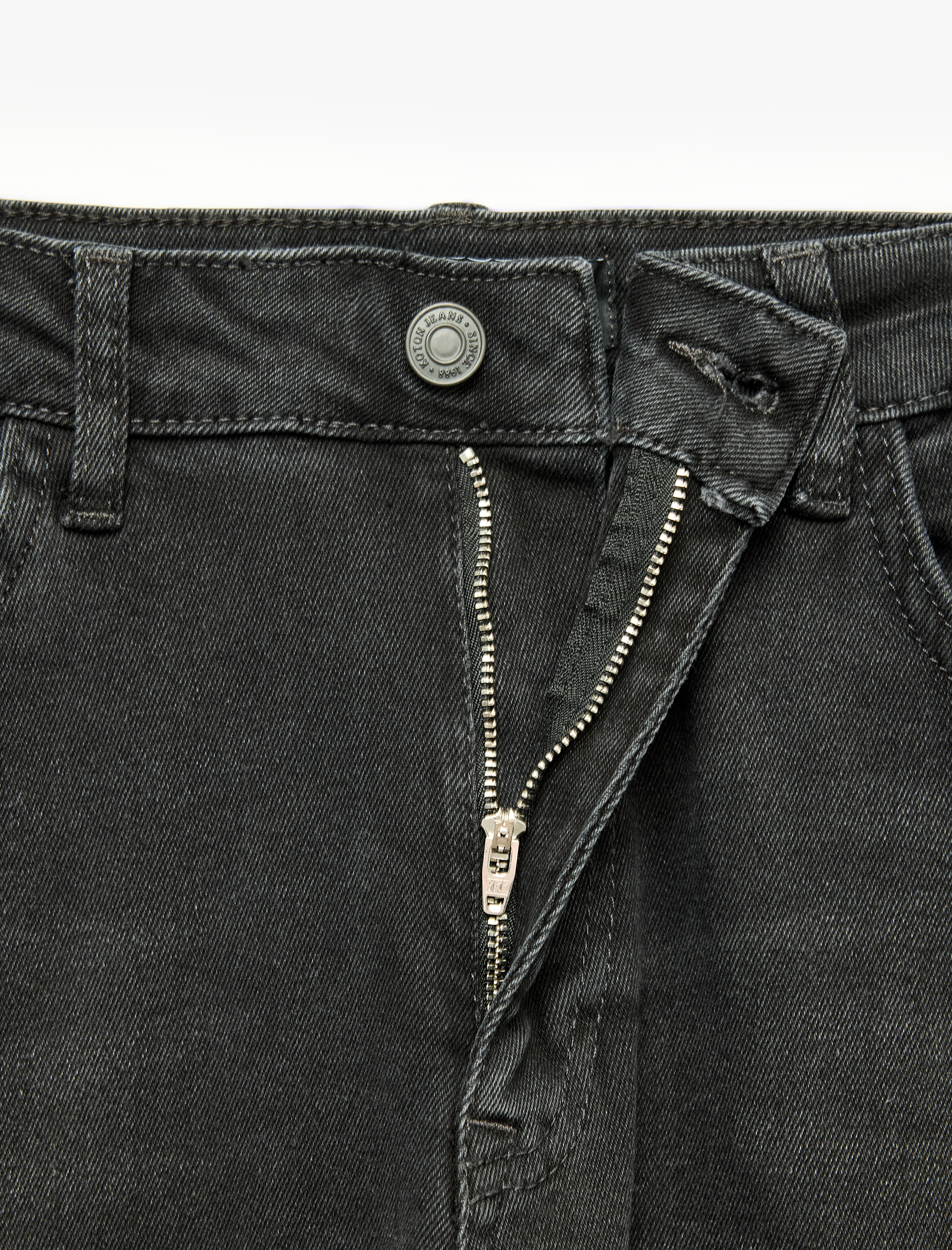   Normal Bel Cepli Pamuklu Straight Fit Jean Pantolon - Mark Jean