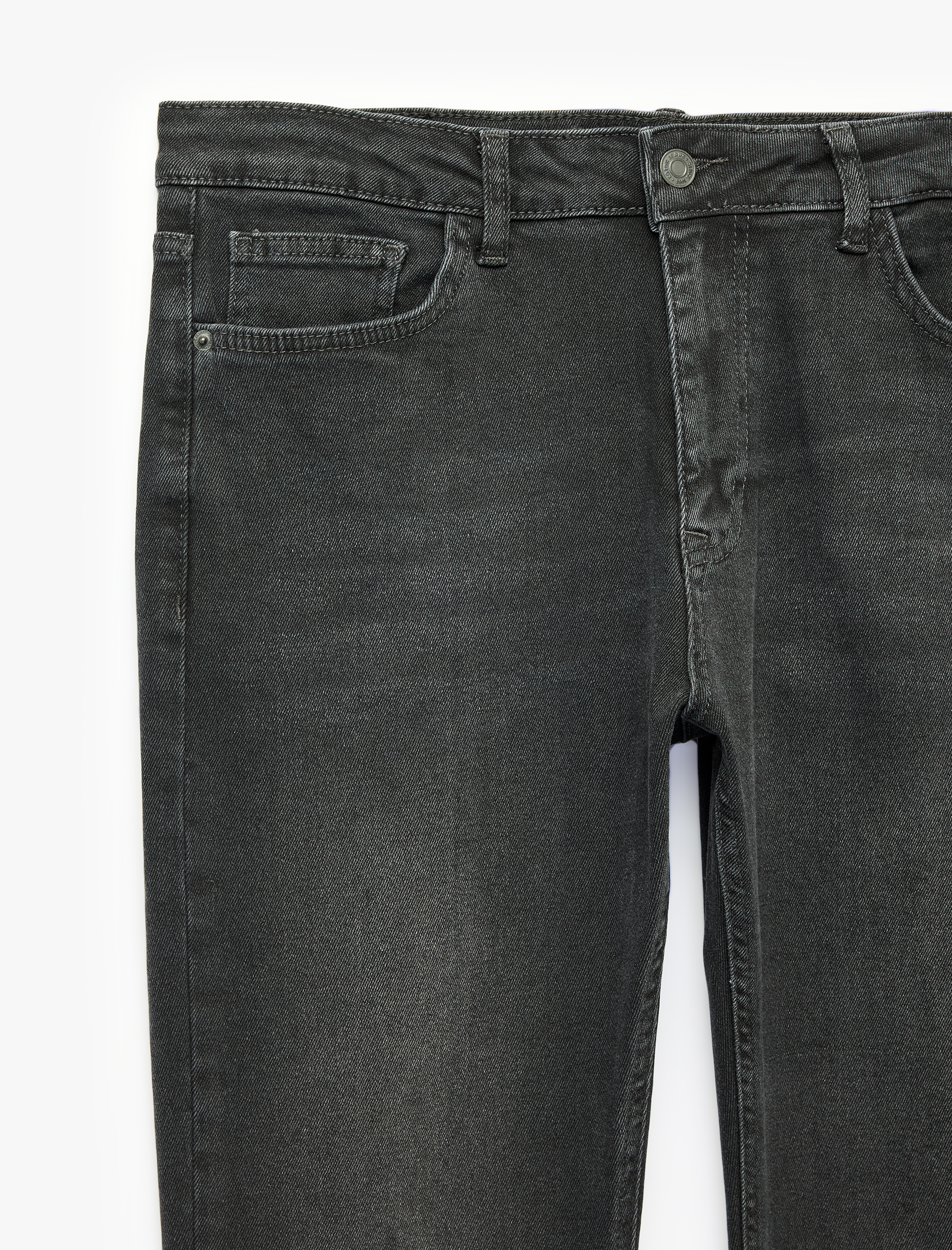   Normal Bel Cepli Pamuklu Straight Fit Jean Pantolon - Mark Jean