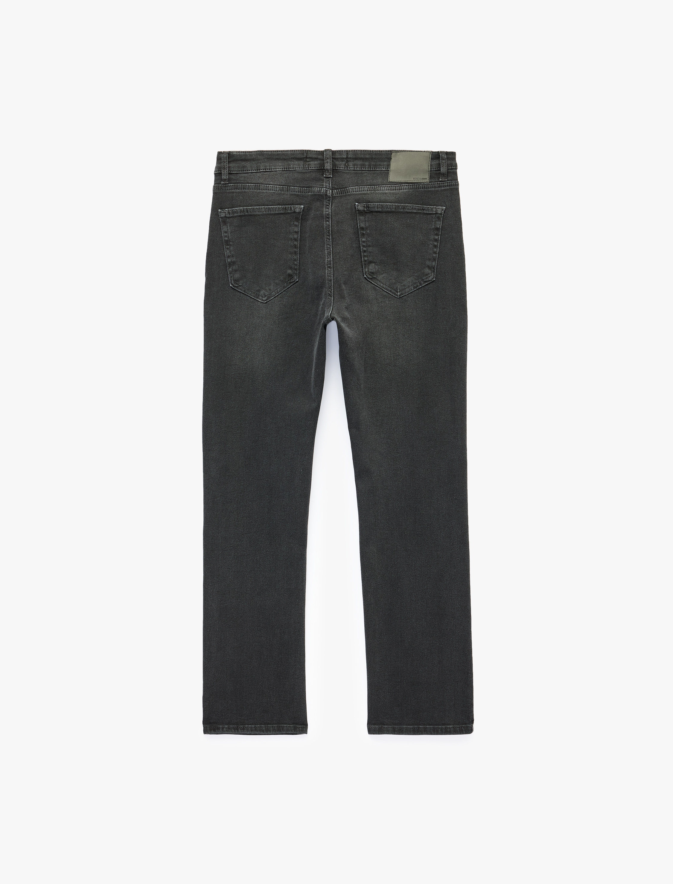   Normal Bel Cepli Pamuklu Straight Fit Jean Pantolon - Mark Jean
