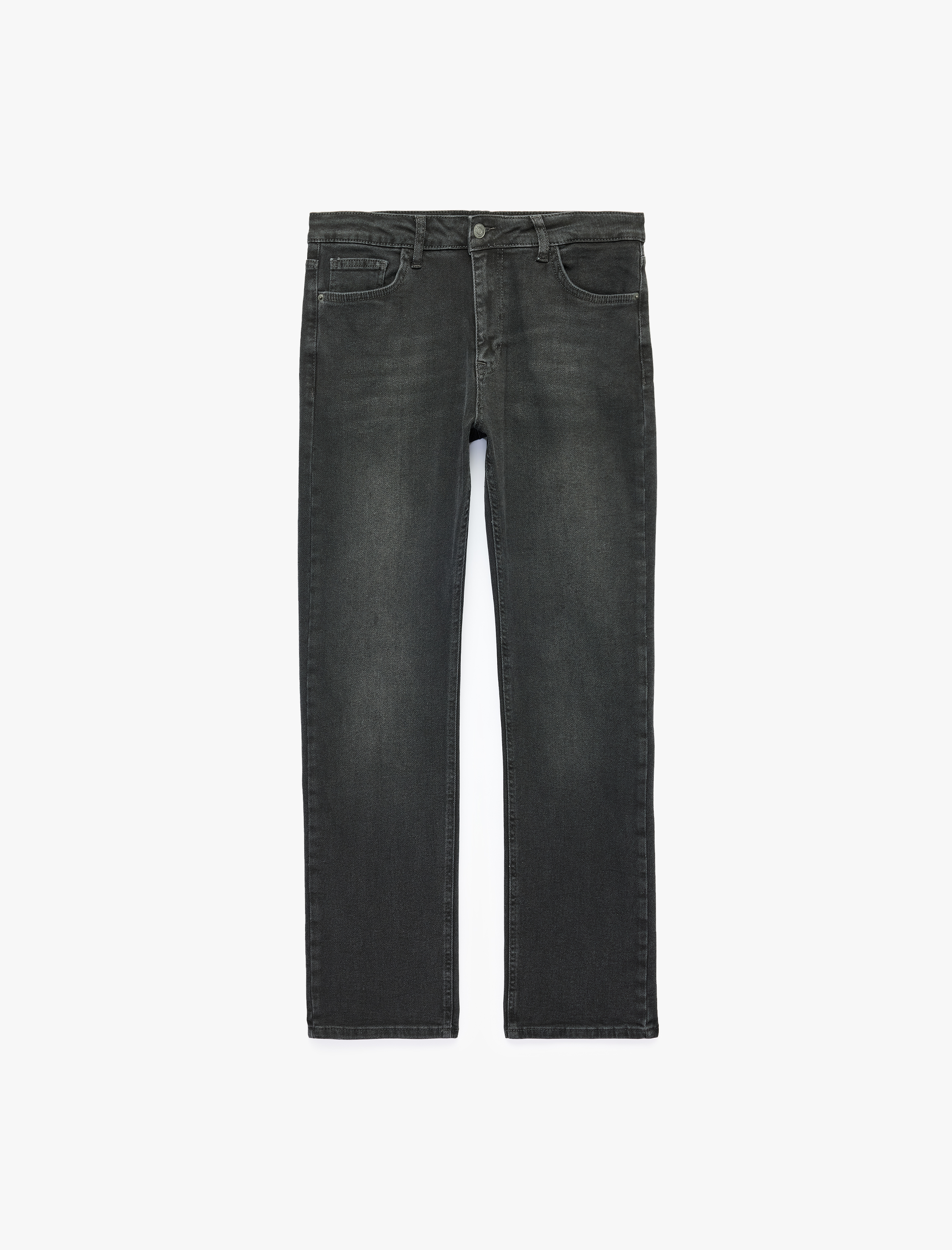   Normal Bel Cepli Pamuklu Straight Fit Jean Pantolon - Mark Jean